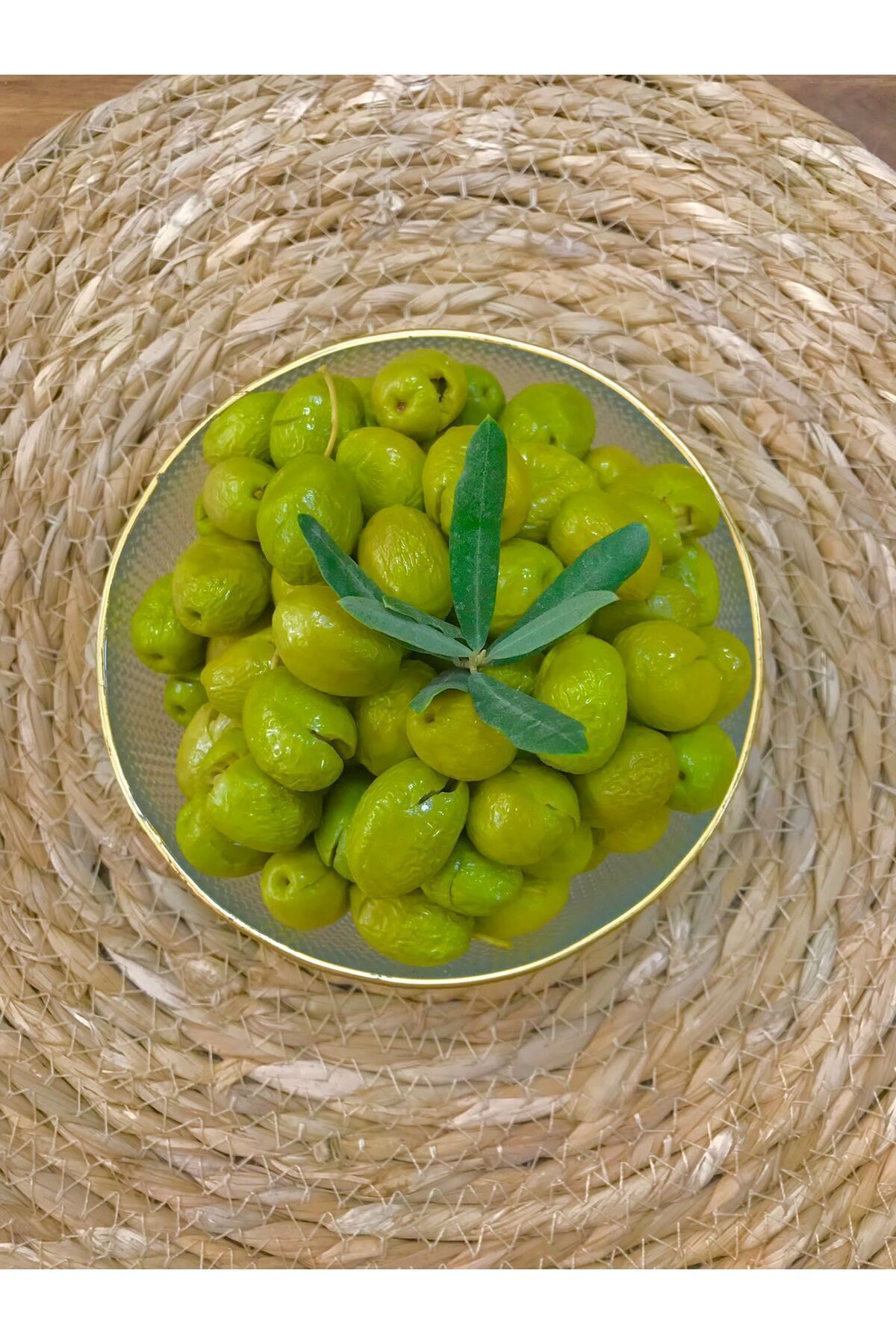 Yesil Kırma Zeytin (5 LİTRE)