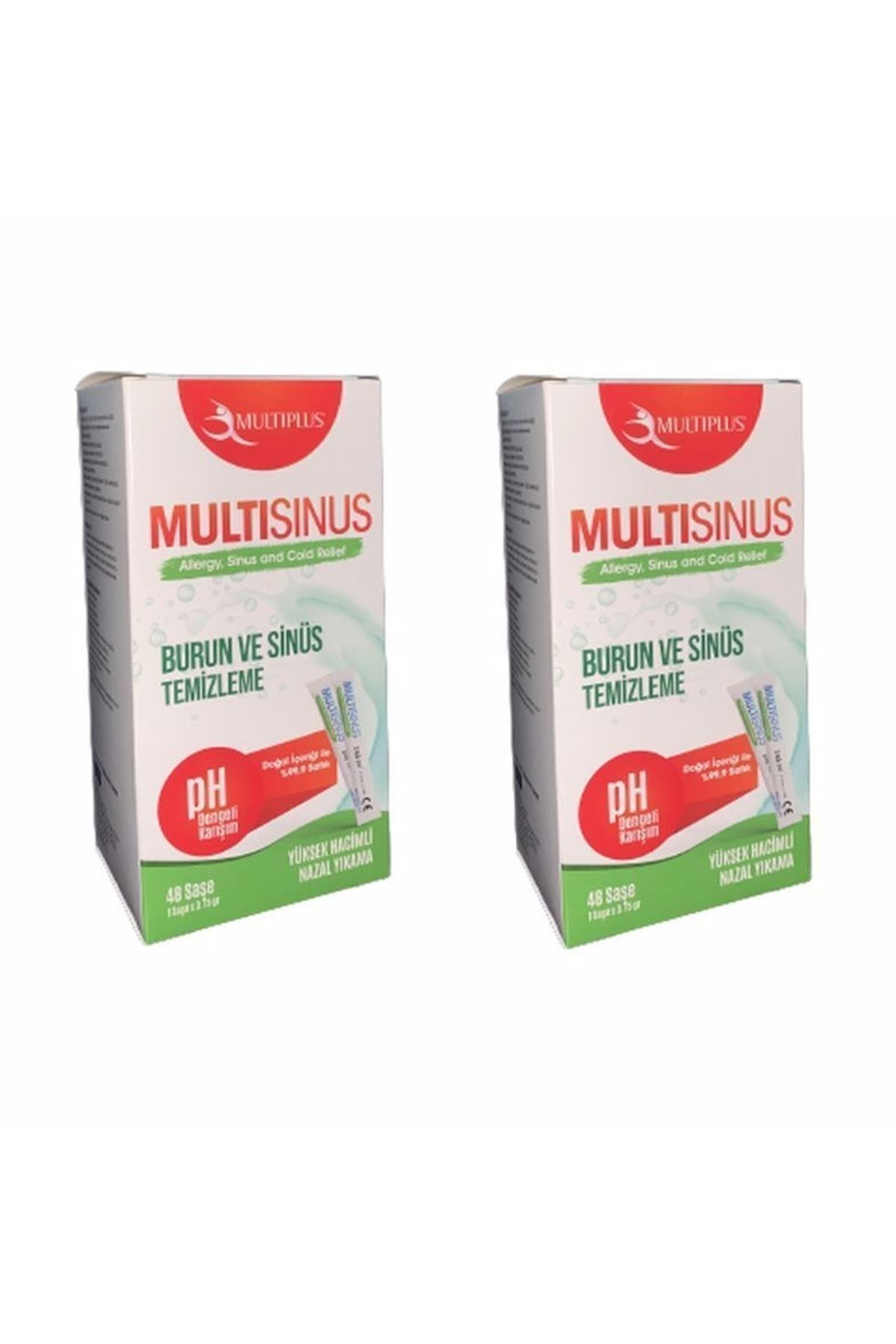 Multisinüs Burun Ve Sinüs Temizleme Yedek Kiti 2 Kutu 96 Saşe - Şişesiz Içerik