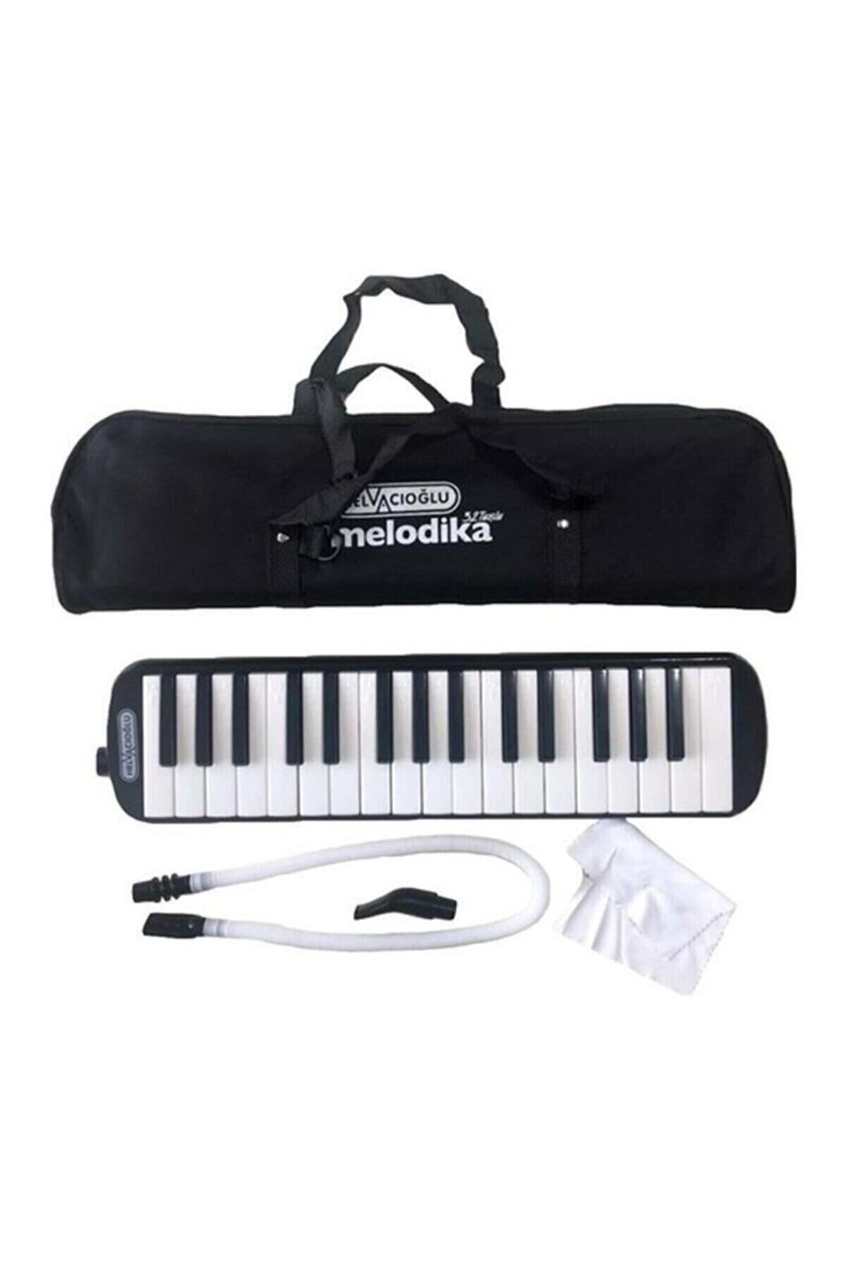32 Tuşlu Melodika Seti Bez Çantalı Siyah Görseldeki Ürünler Dahil.