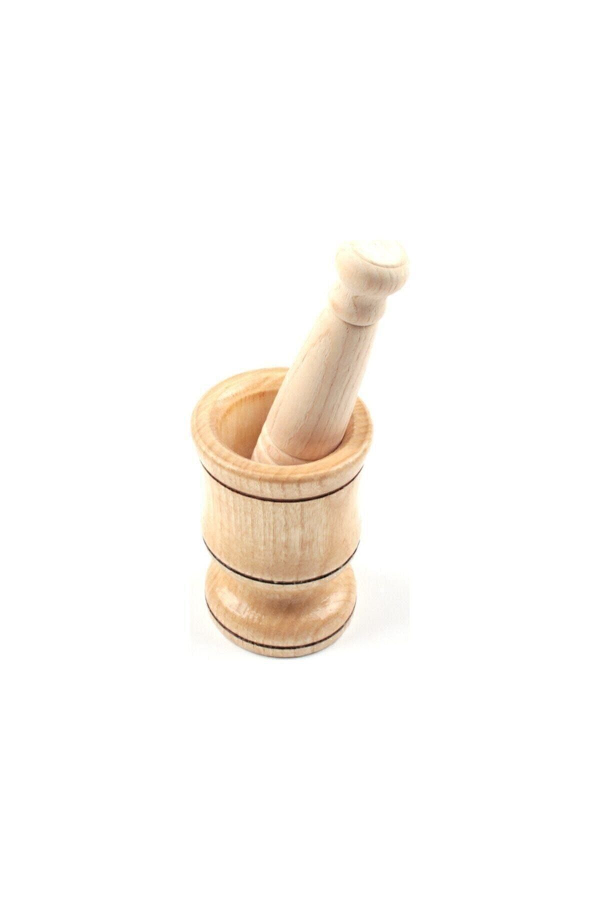 Ahşap Havan Sarımsak Döveceği Büyük Boy 12 Cm
