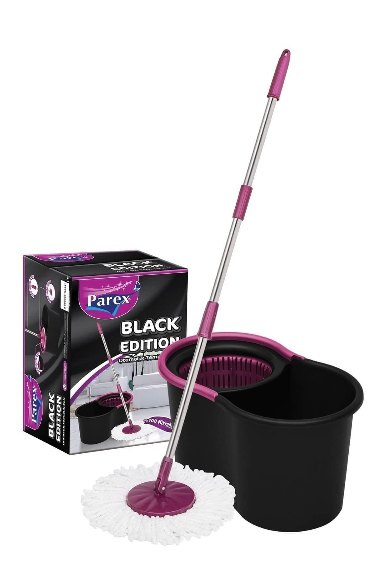 Black Edition Otomatik Temizlik Seti - Kova Mop Seti