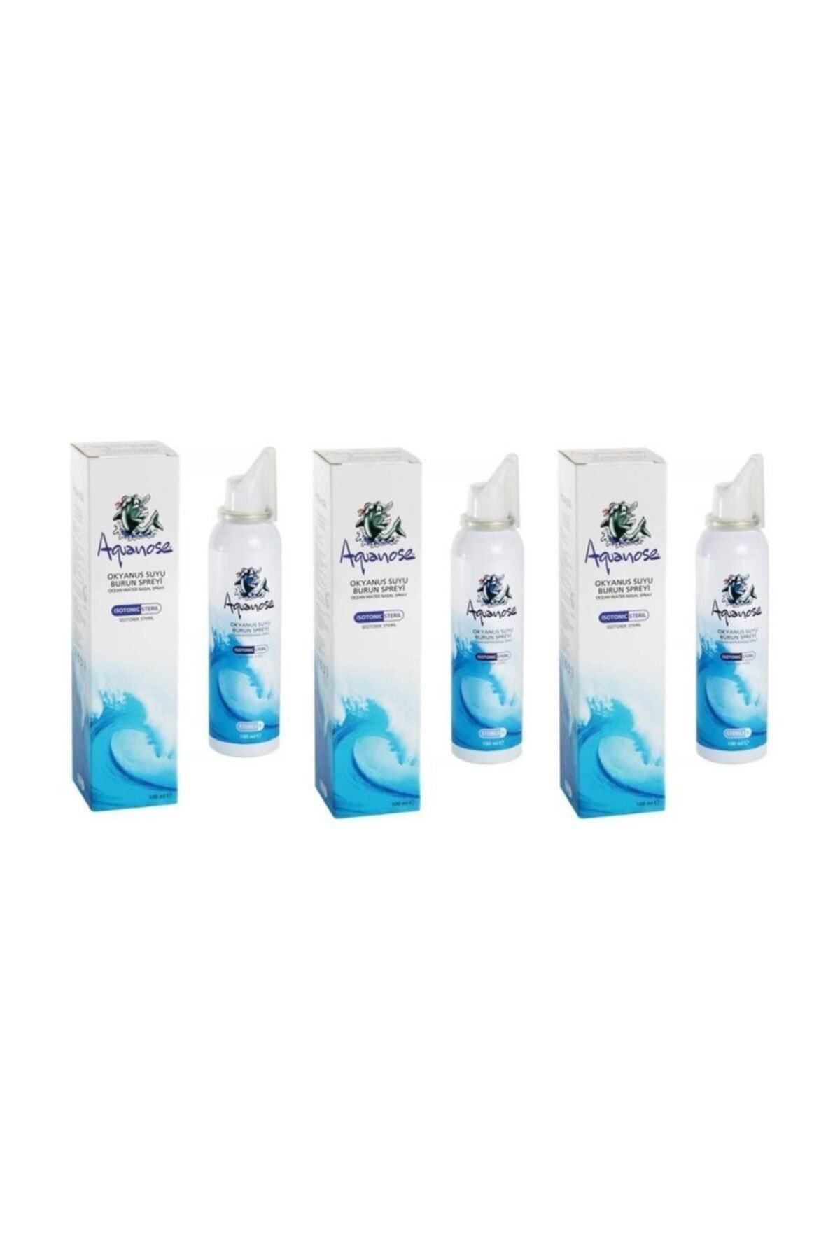 Aquanose Okyanus Suyu Burun Spreyi 100 Ml 3'lü Paket