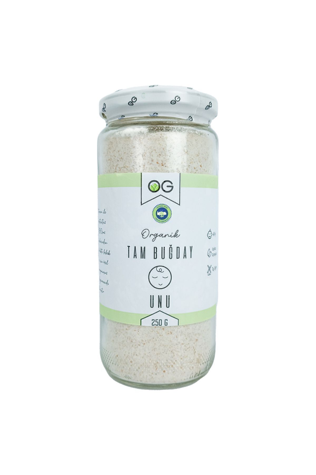Organik Tam Buğday Unu 250 Gr