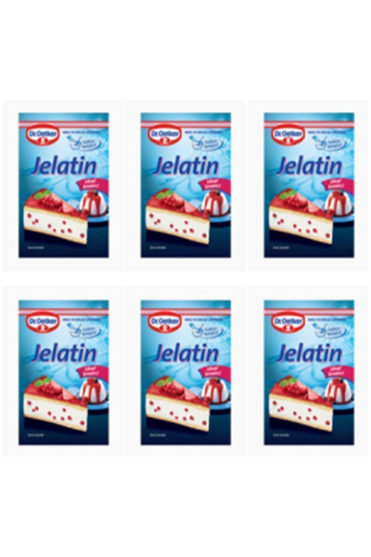 Dr Oetker Jelatin 6 Adet