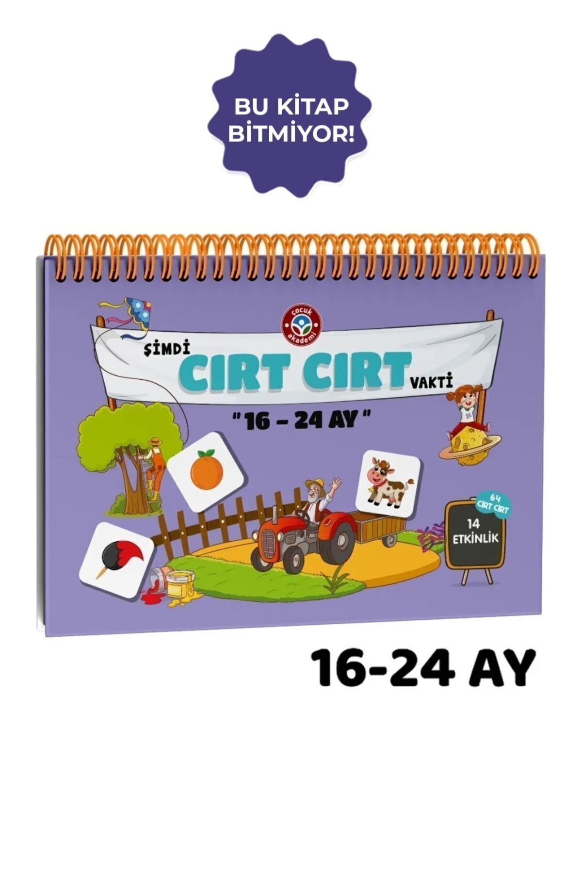 16-24 Ay Cırt Cırtlı Etkinlik Kitabı