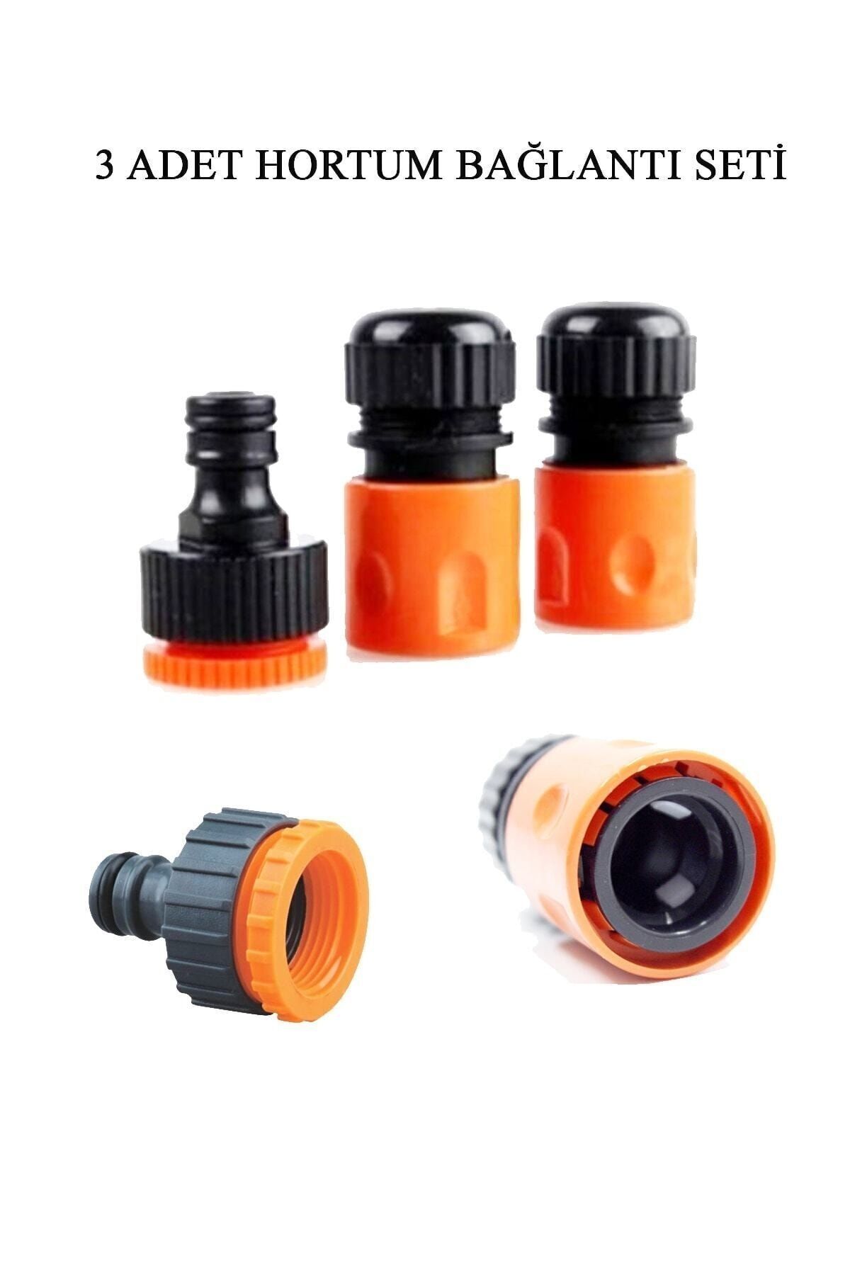 1/2" Hortum Musluk Bağlantı Adaptörü (2 Adet) + 1/2 - 3/4" Musluk Adaptörü