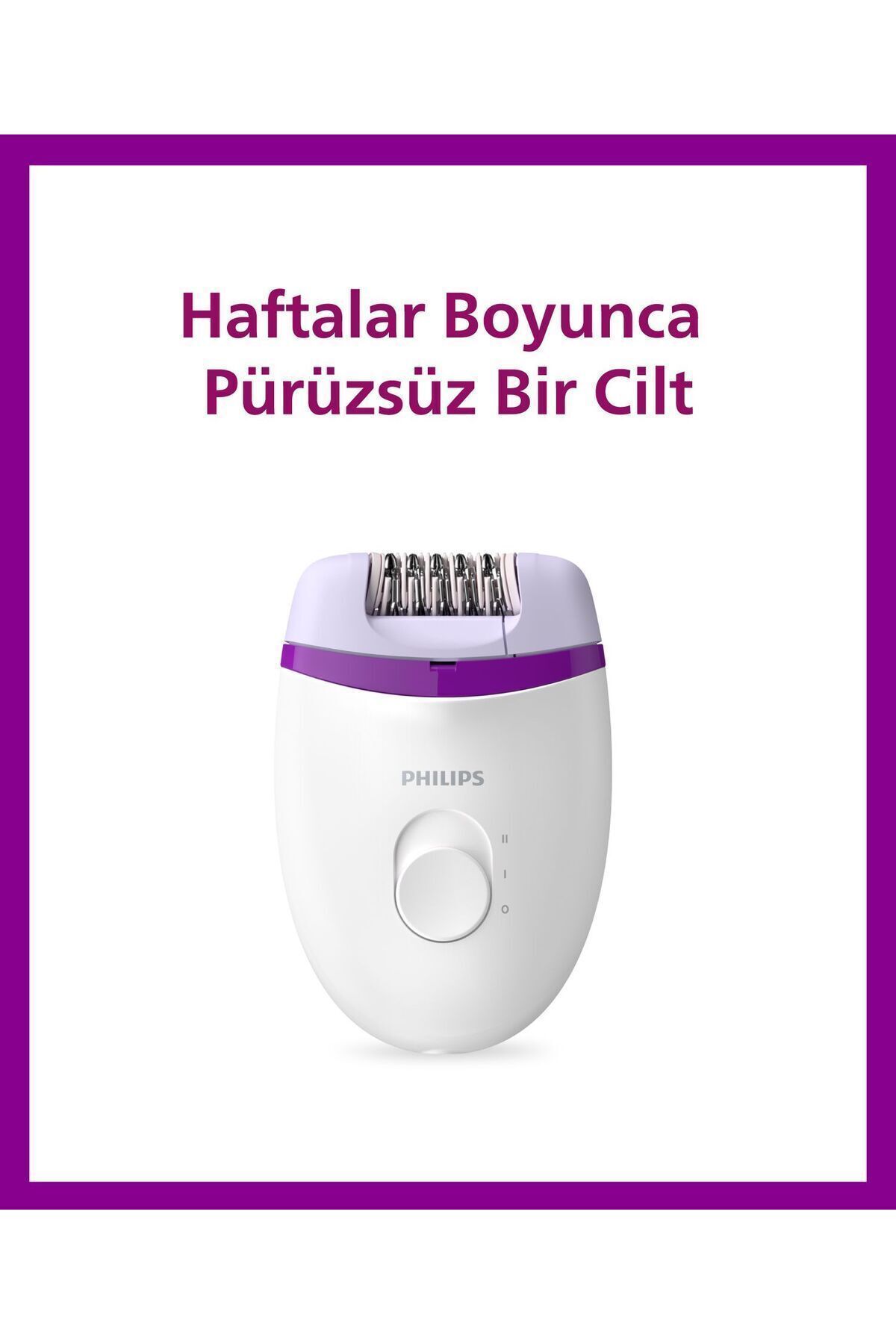 BRE225/05 Kablolu Epilatör,Bacak İçin Kullanım,2 Hız Ayarı,Yıkanabilir Başlık