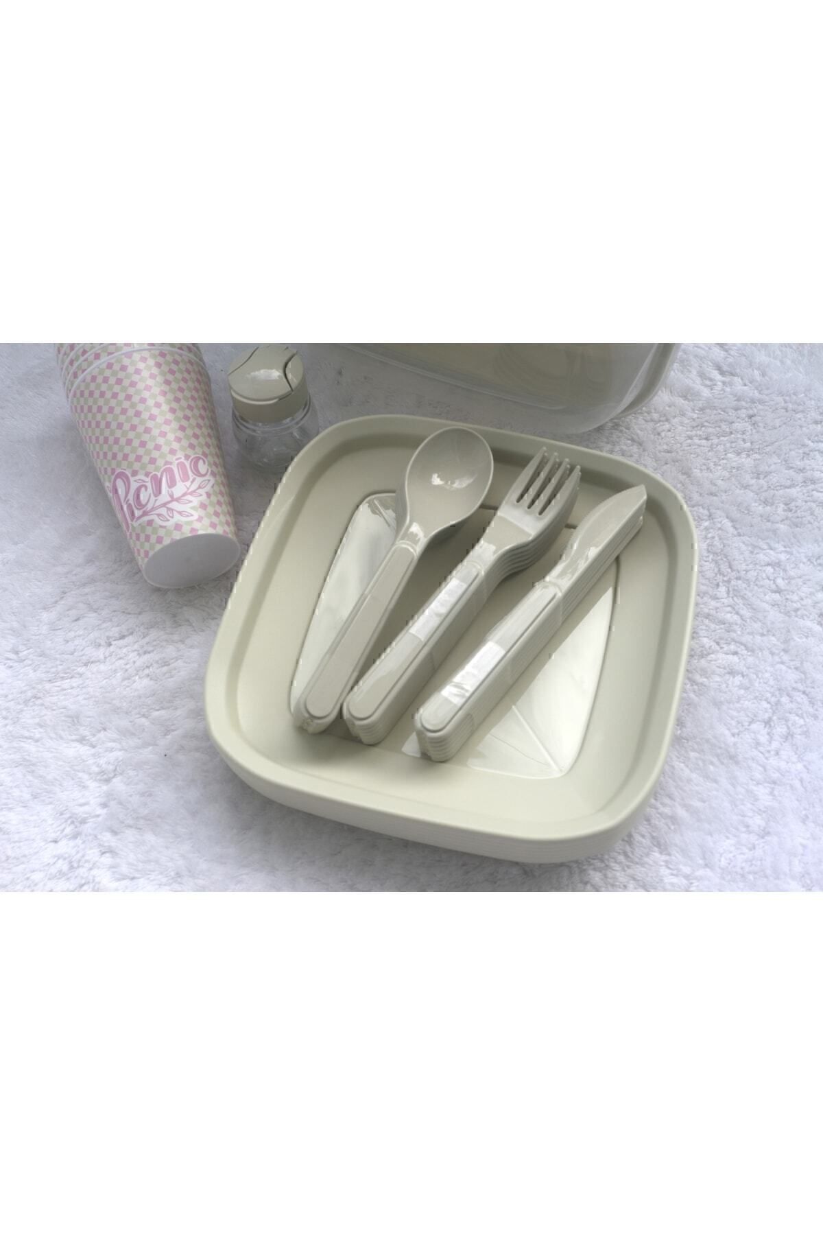 Plastik Ne&ka Home Titiz Lovely Piknik Seti 6 Kişilik 32 Parça