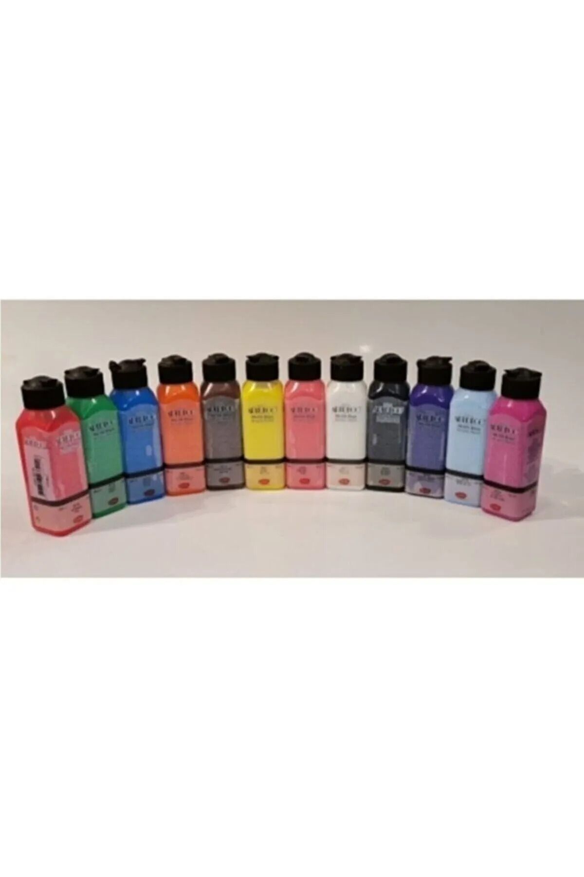 140ml Akrilik Boya 12'li Karışık Renkler Set