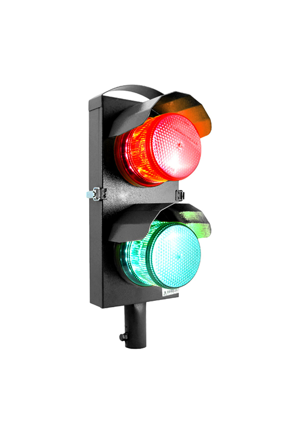 Ø100 İKİLİ SABİT AMPUL TRAFİK LAMBA 220VAC MS 8017.1.2.220VAC