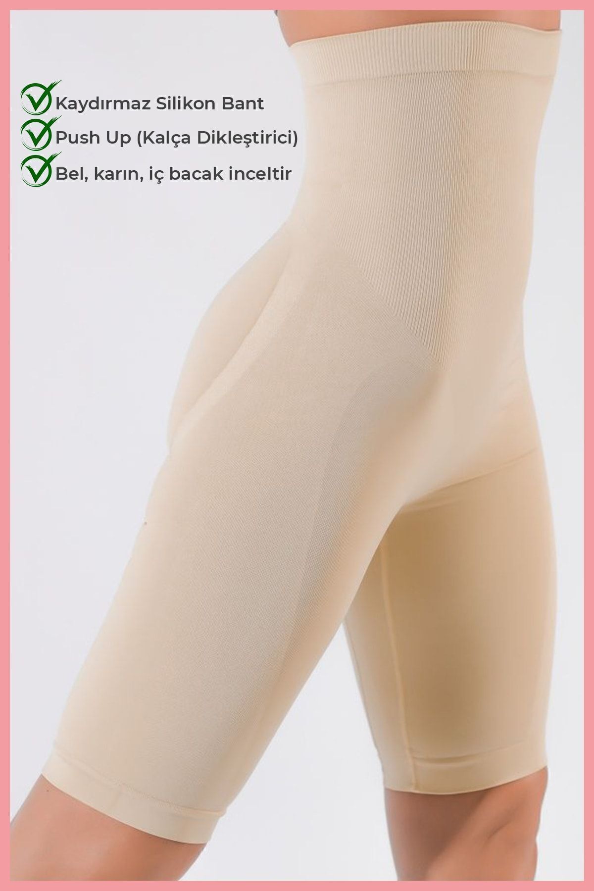 Bel Basen Kalça Rahim Toparlayıcı Doğum Sonrası Şort Korse Tayt Inceltici