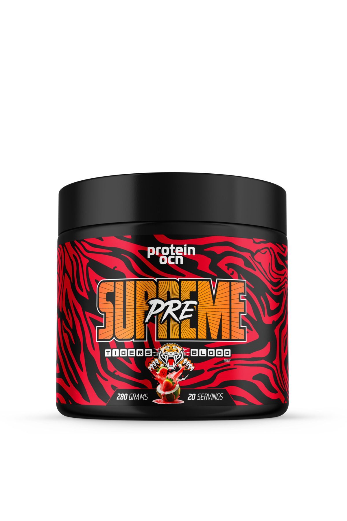 Preworkout Supreme Tigers Blood - 280g - 20 Servis