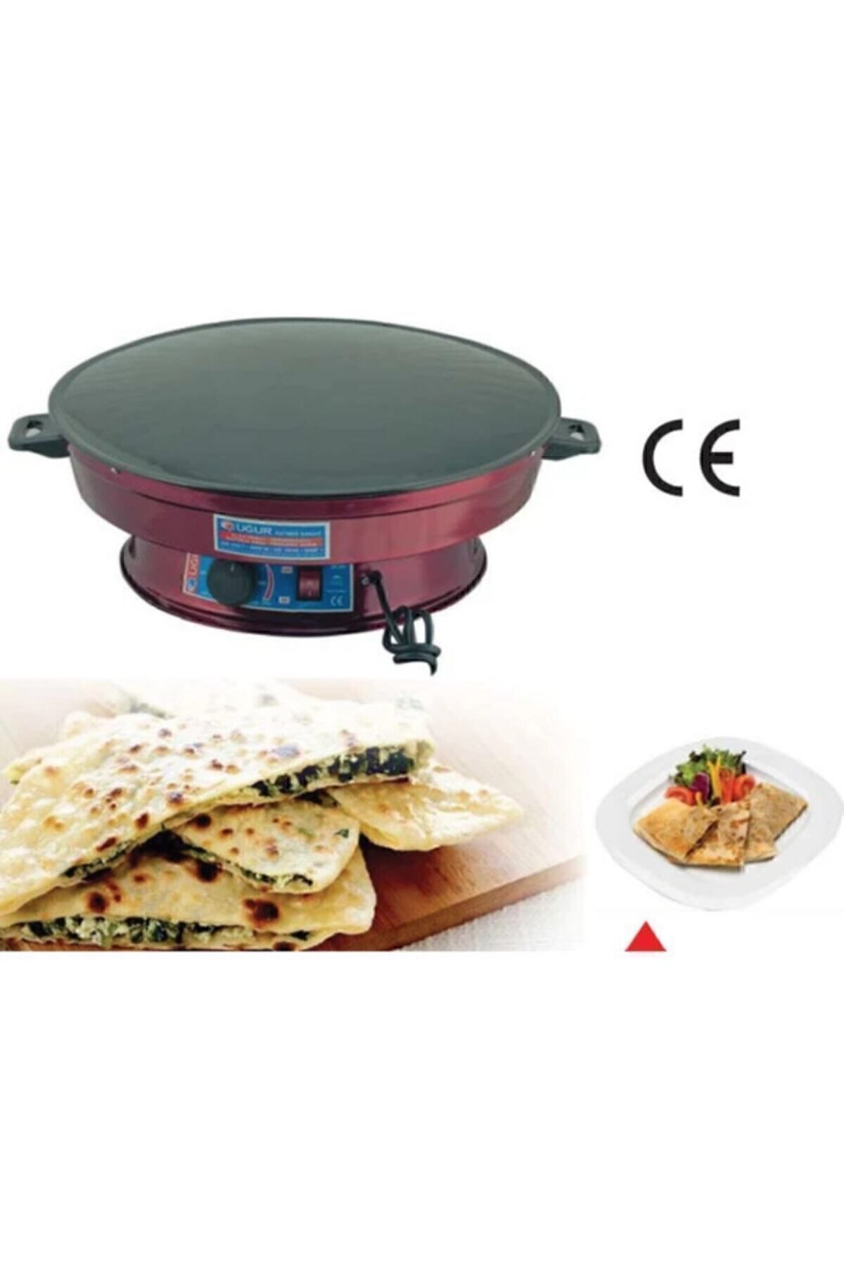 Katmer Elektrikli 2000w Termostatlı Katmer - Gözleme – Yufka Sacı