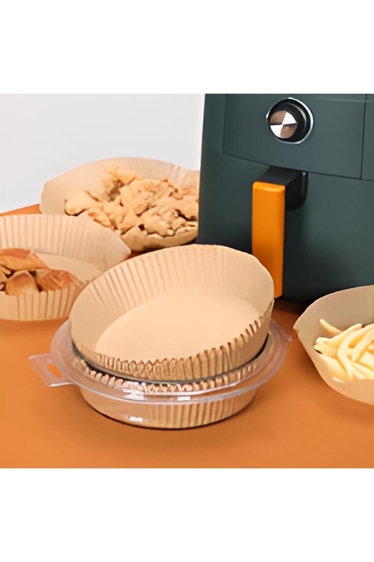 Xiaomi Uyumlu Hava Fritözü Airfryer Firitözü Philips Yağsız Fritöz Pişirme Kağıdı Kalıbı 50'li