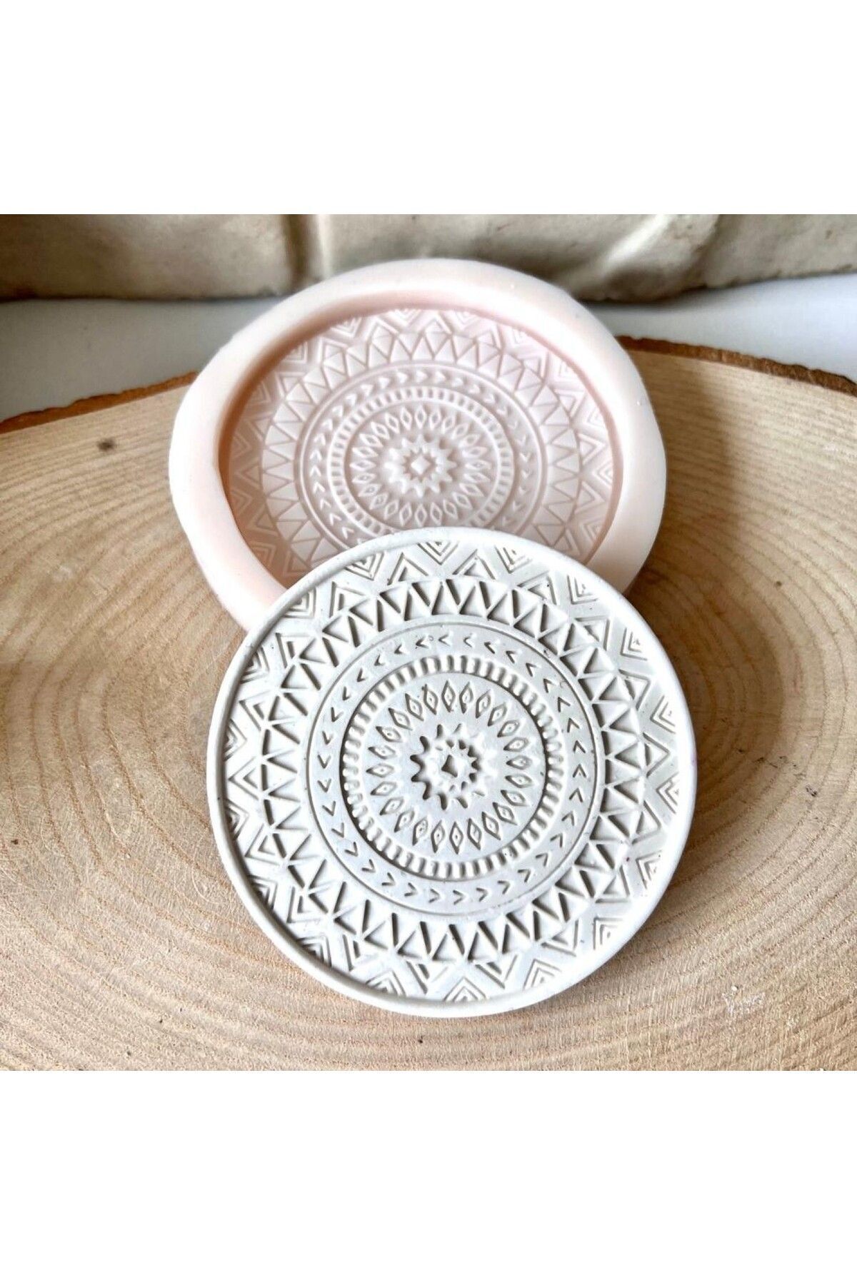 Mandala Bardak Altlığı Silikon Kalıp