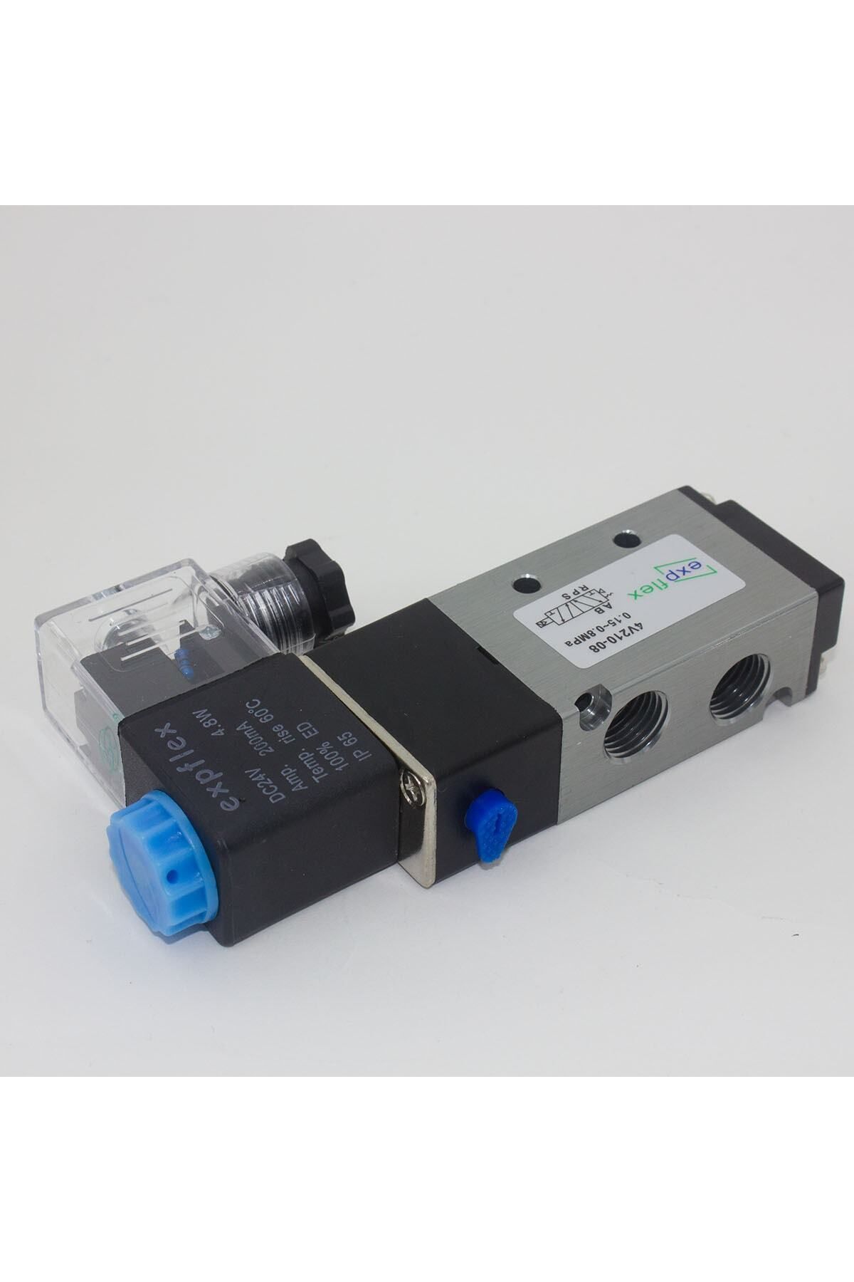 4v210-08 1/4 5/2 Tek Bobin Valf 24v Dc