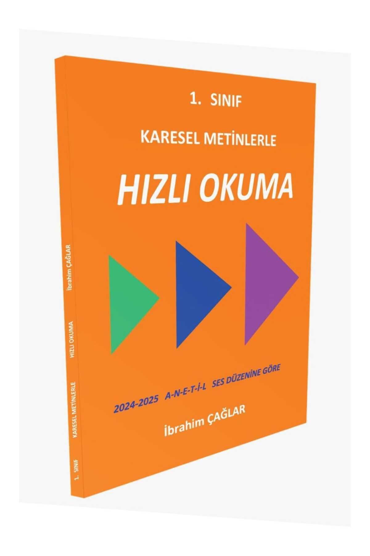 1.sınıf Karesel Metinlerle Hızlı Okuma 2024-2025 Güncel Basım Yeni Müfradat (ANETİL)
