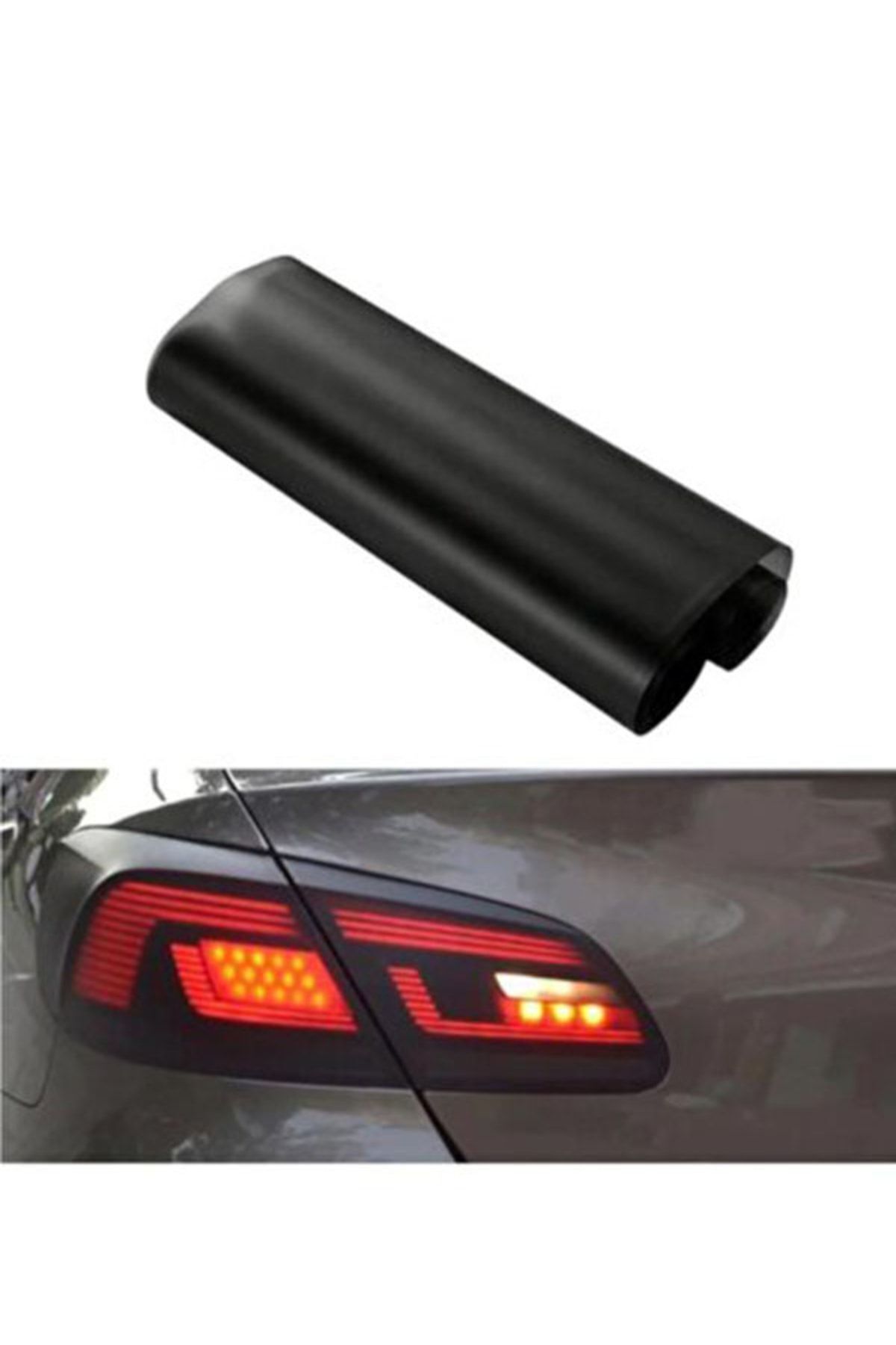 Far Stop Filmi Far Folyosu Mat Siyah Far Çizik Çizilme Engelleyici Folyo 100cm X 30cm