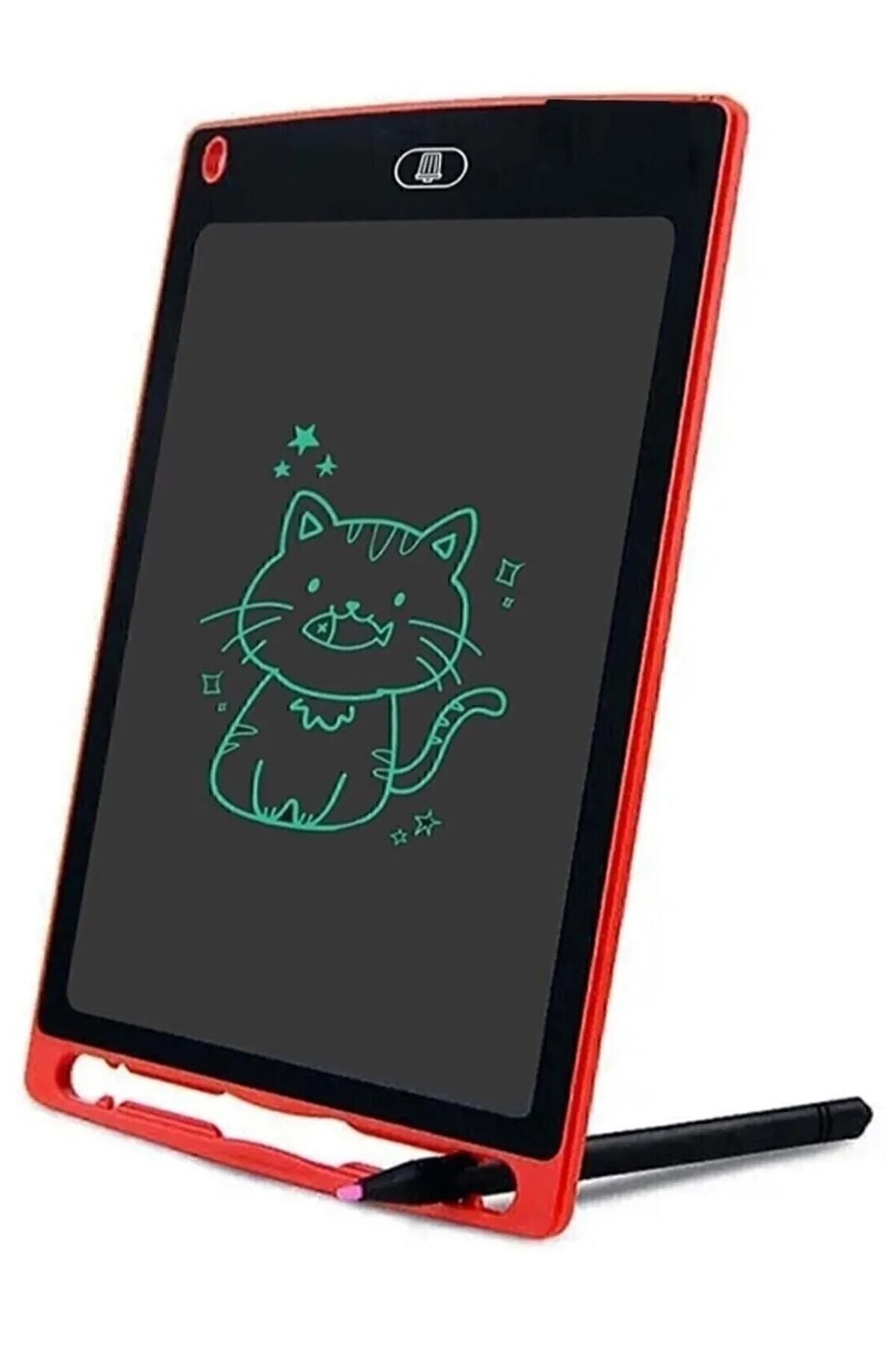 Writing Tablet Lcd 8.5 Inç Dijital Kalemli Çizim Yazı Tahtası Grafik Not Yazma Eğitim Tableti