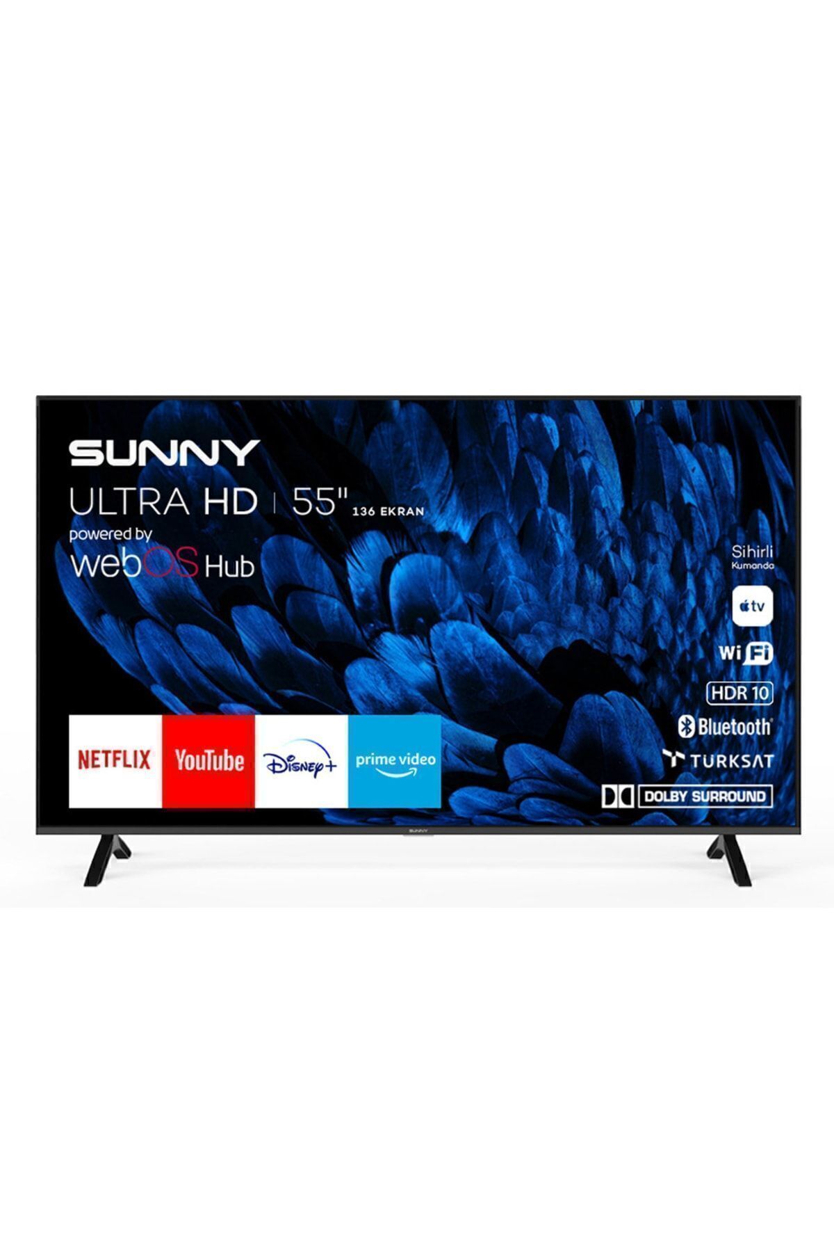 SN55UAL253-0276 55’’ 140 Ekran 4K Ultra HD webOS Smart LED TV