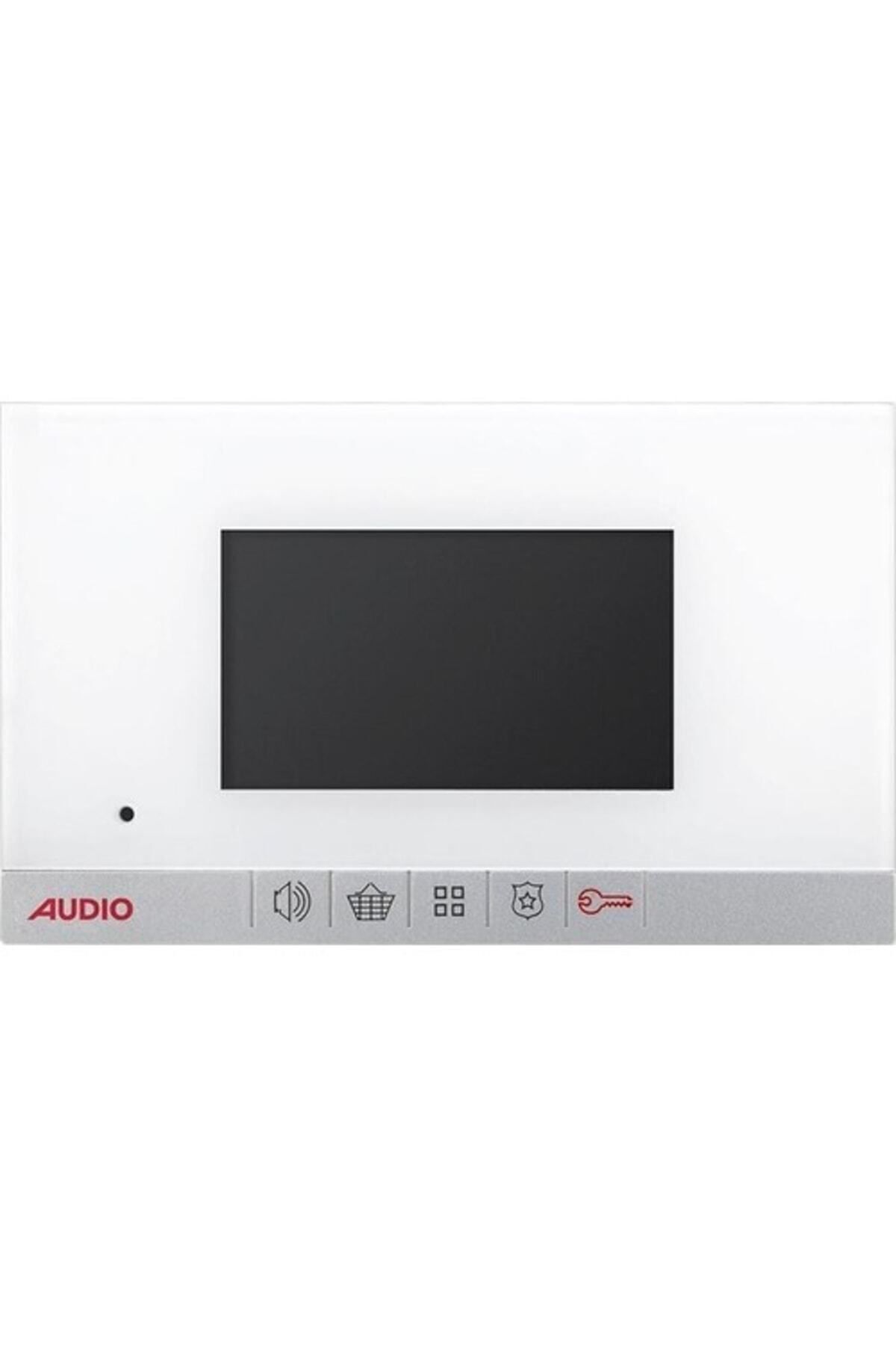 Audio 1181b 4.3” Slim Görüntülü Diafon Şube Bus Plus Beyaz