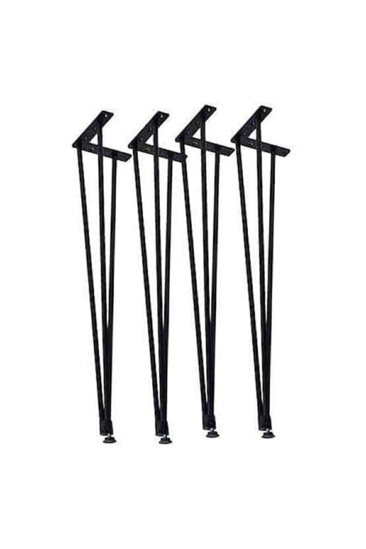 Metal Masa Ayakları 4 Adet Masa Ayağı 73 Cm