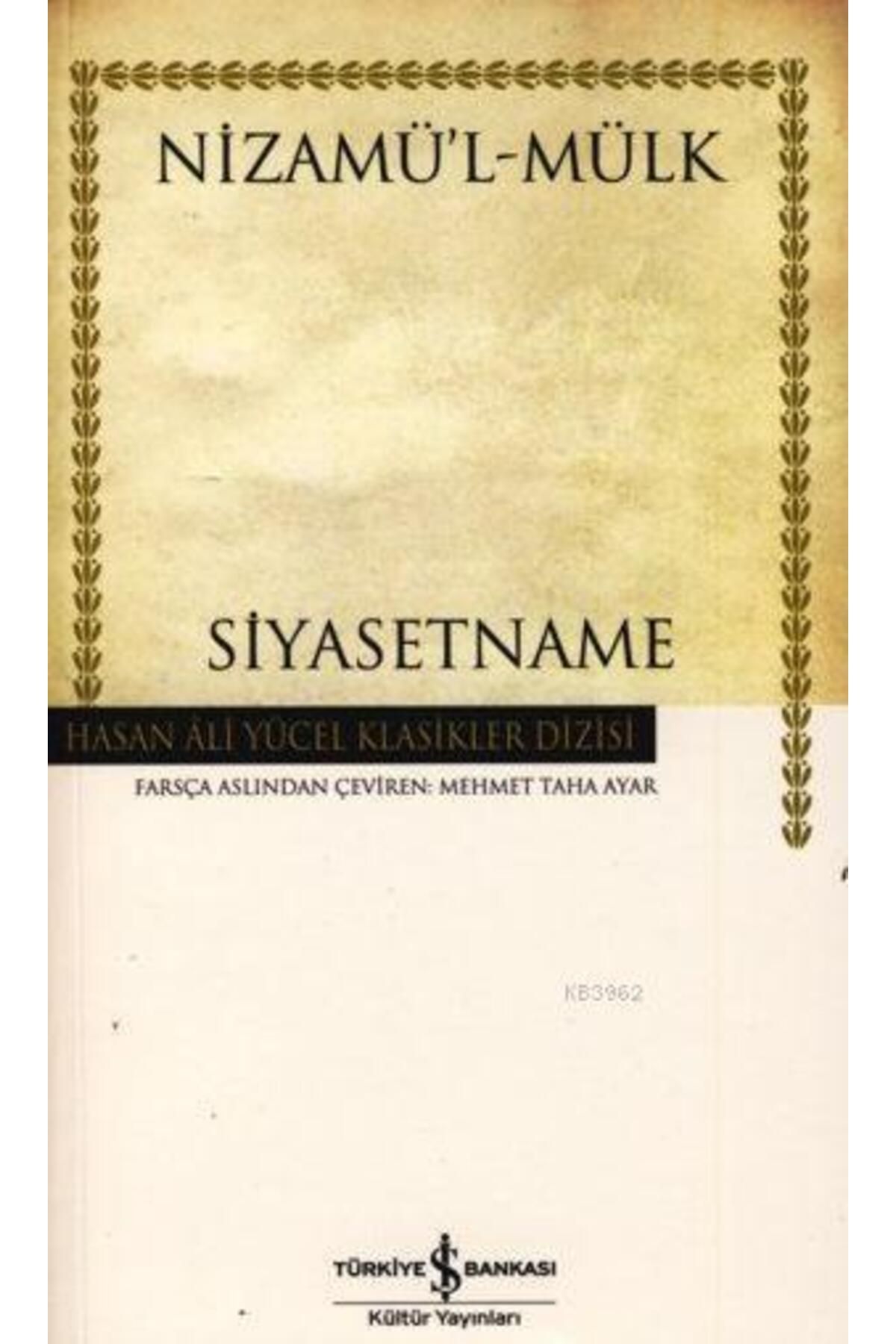 Siyasetname - Hasan Ali Yücel Klasikleri 119