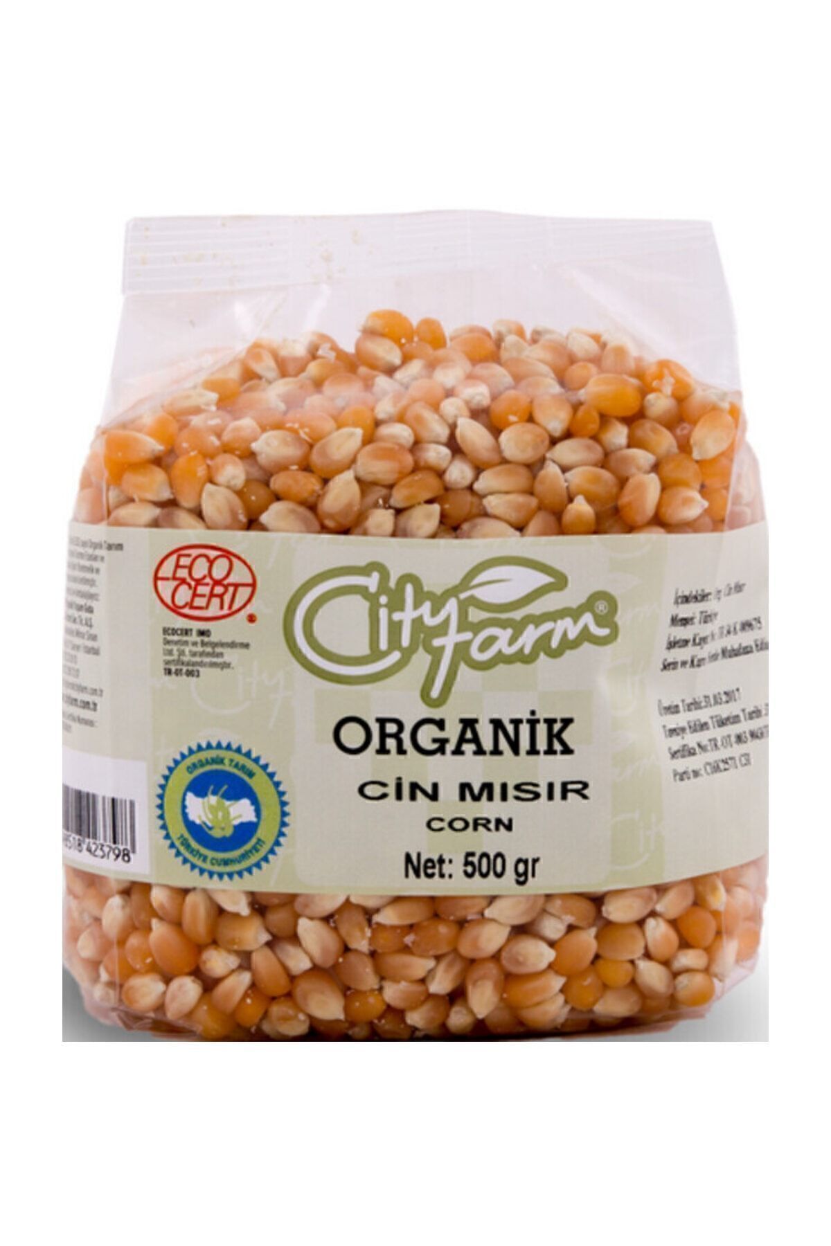 Organik Cin Mısır 500 gr