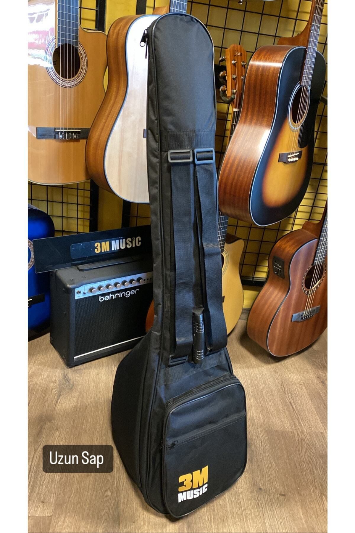 Saz Kılıfı Bağlama Kılıfı Korumalı Kalın Kılıf Uzun Saz Kılıfı