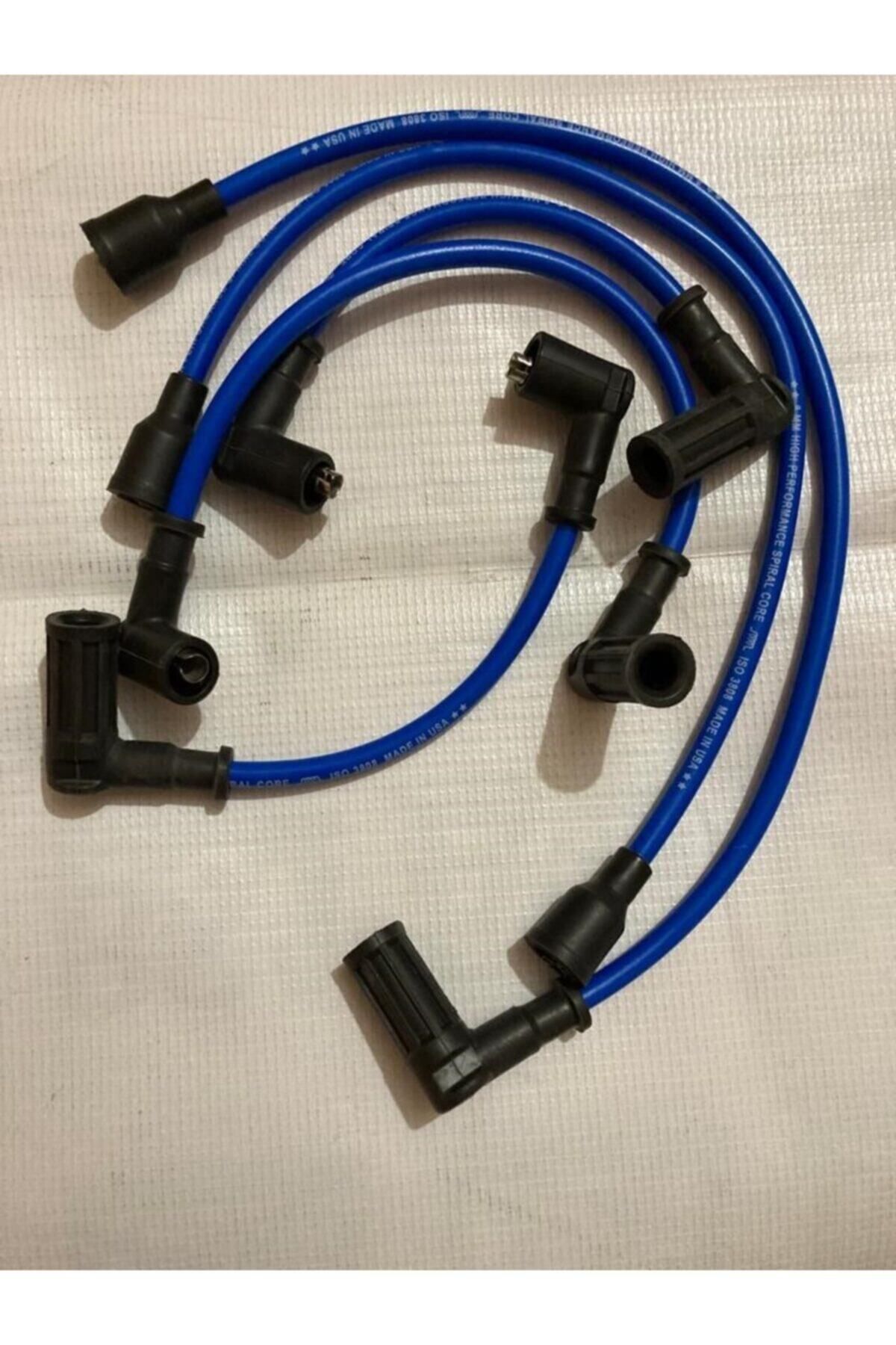 7706494 Uyumlu Buji Kablosu Performans Slx 7mm 7mm 7mm 8 Mm Mavi Silikonlu