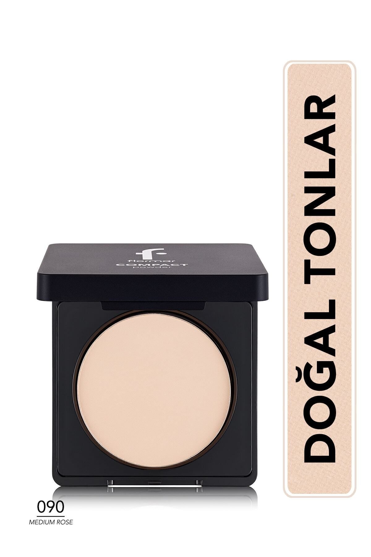Yoğun Pigmentli Kompakt Pudra - Compact Powder - 090 Medium Rose - 8682536051309
