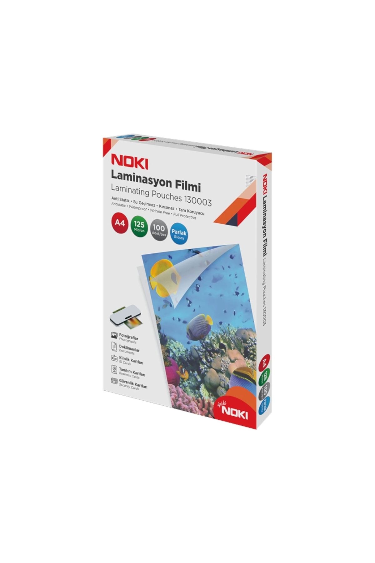 A4 Laminasyon Filmi 100 Mikron 100lü Paket 130002