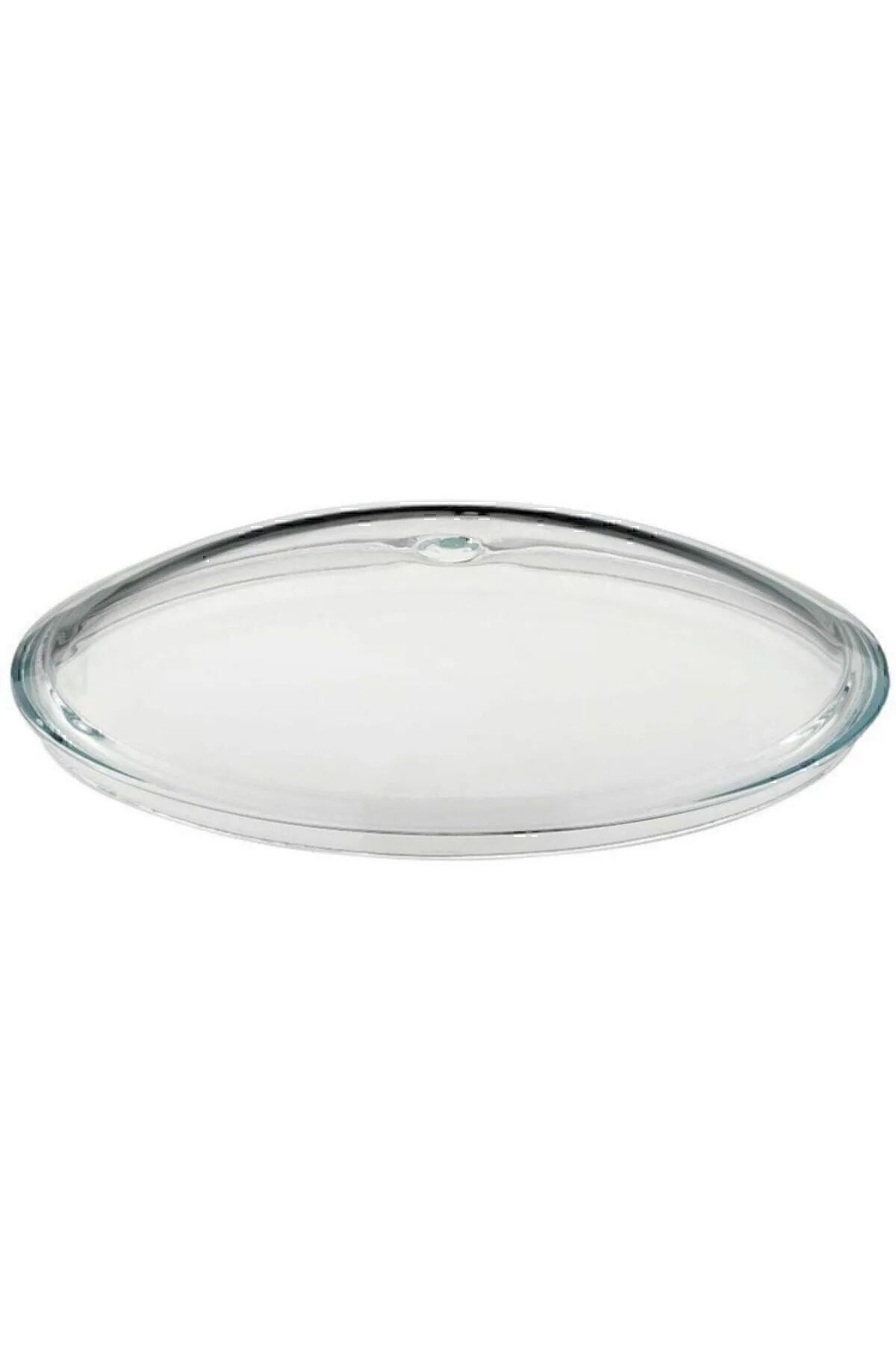 Cam Tencere Tava Kapağı 28 Cm Metal Kulpla