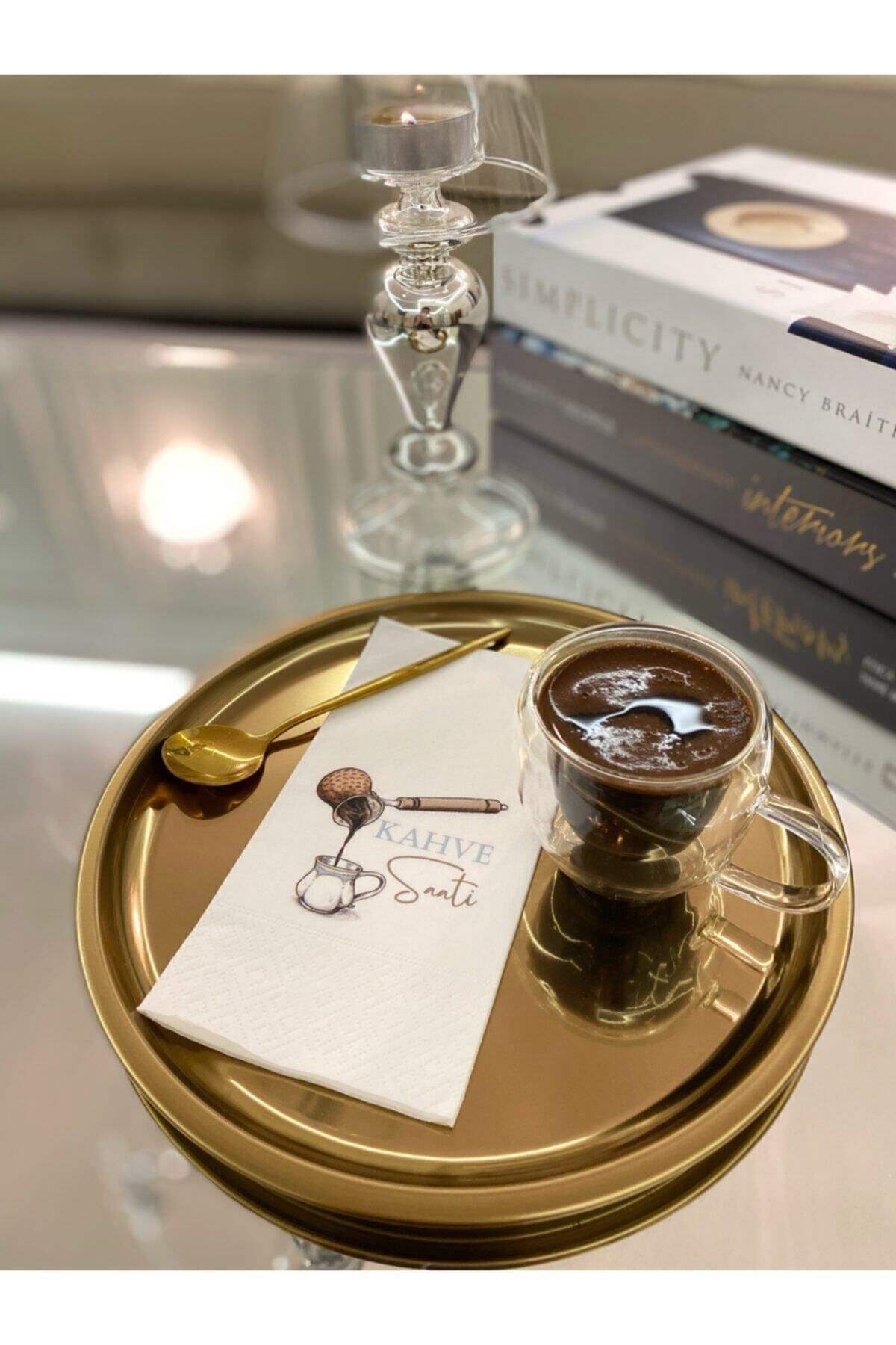 Kahve Saati Sunum Peçetesi 16lı