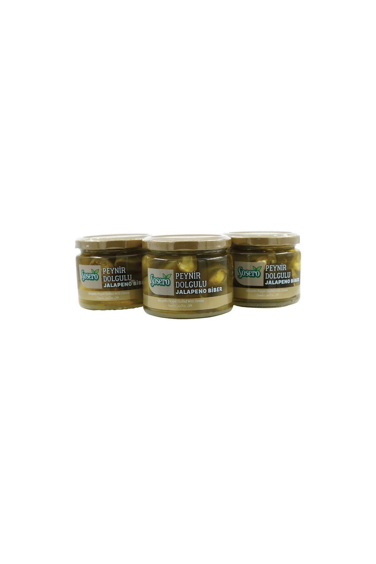 Peynir Dolgulu Jalapeno Biber 3 x 290 gr Cam Kavanoz