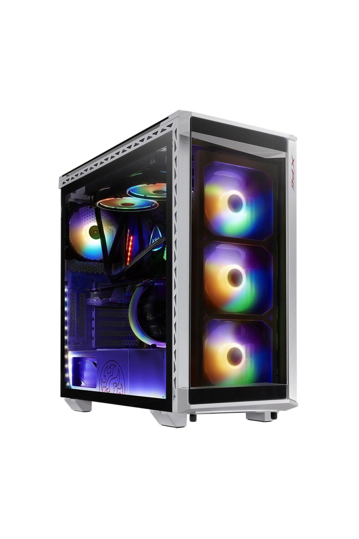 Battlecruiser Temperli Usb 3.0 E-atx Mid-tower Beyaz Gaming (OYUNCU) Kasa (BATTLECRUISER-WHCWW)