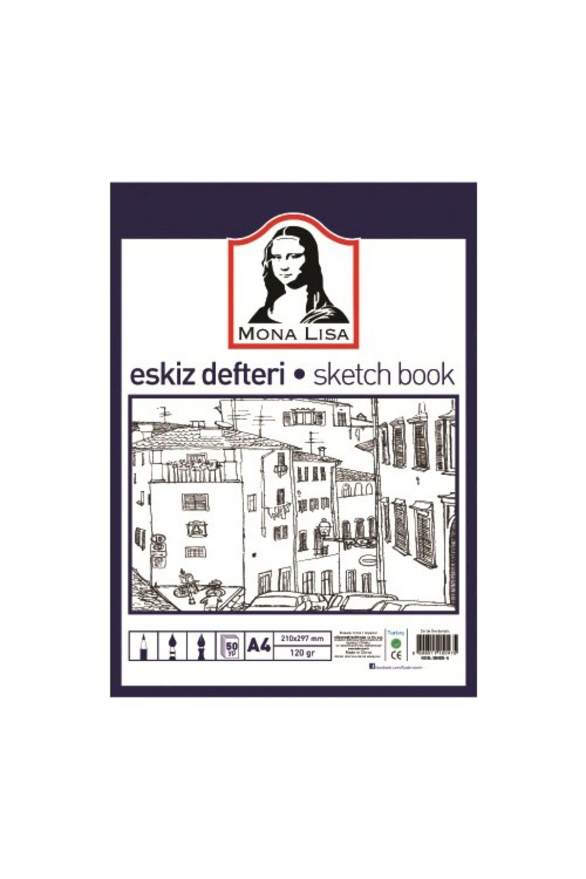 Eskiz Defteri 120 gr 50 Yp A4