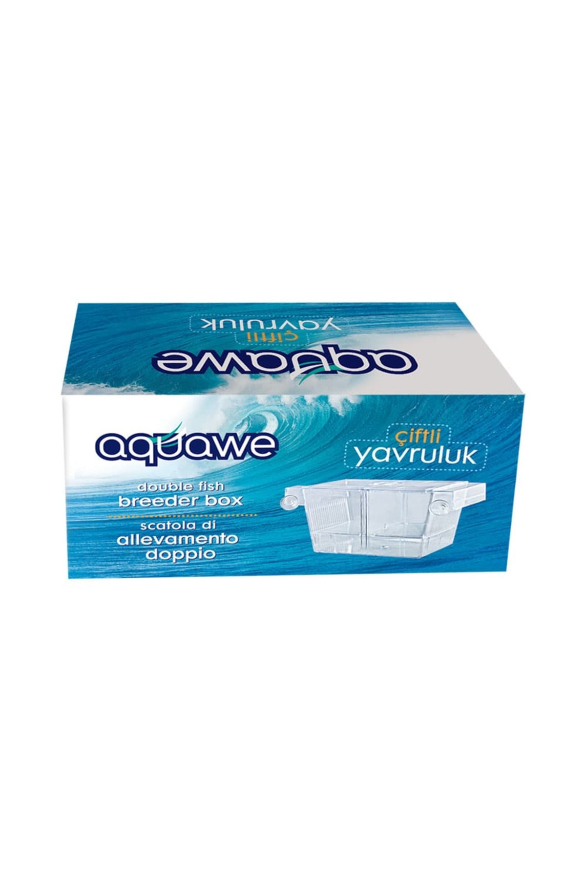 Çiftli Yavruluk - Şeffaf Vantuzlu Balık Yavruluğu 19.5 X 10 Cm