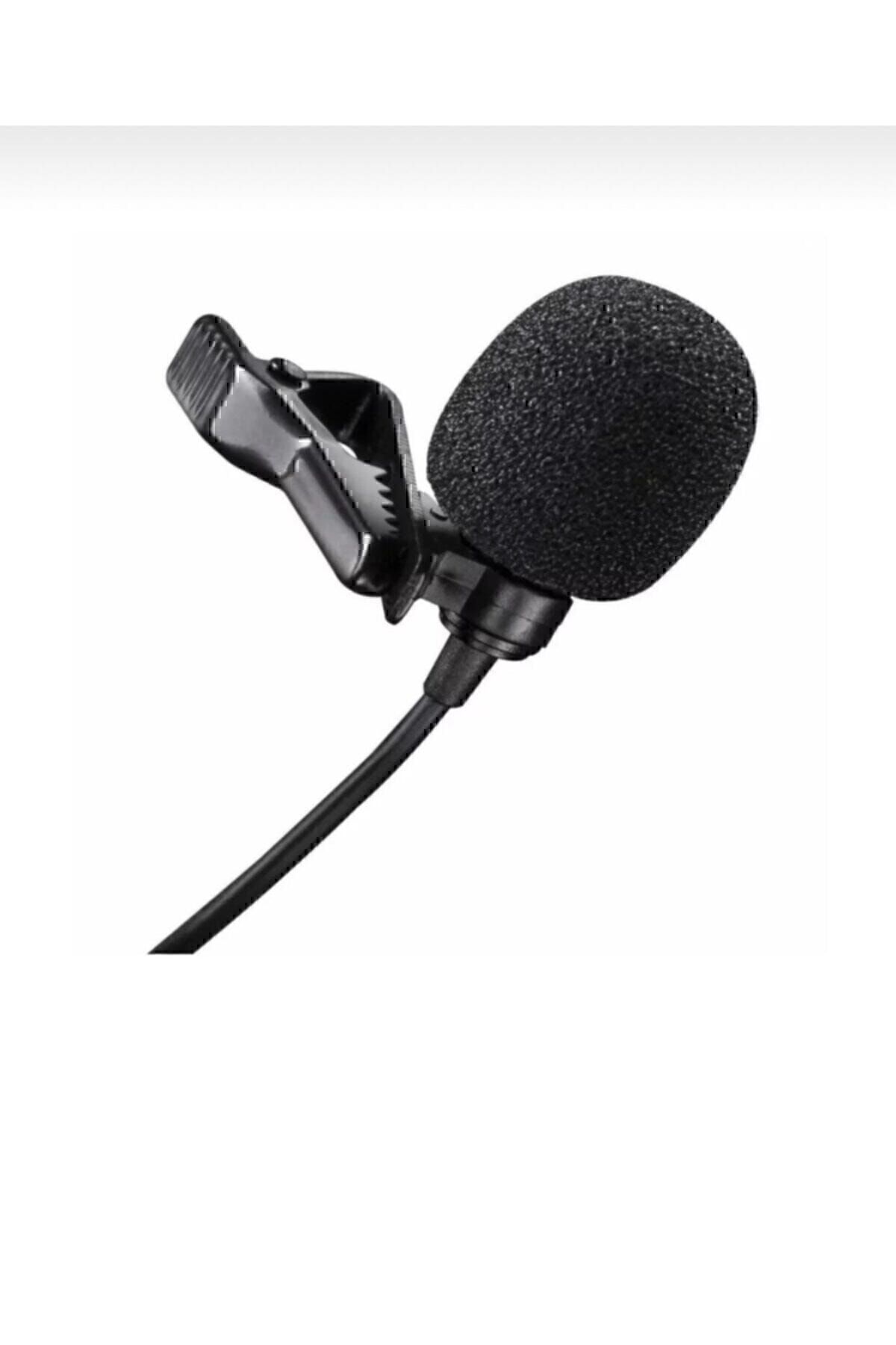 Pl-2441 Tiktok,youtube,discord,skype Cep Telefonu Uyumlu 3.5mm Jack Yaka Mikrofonu 1.5mt