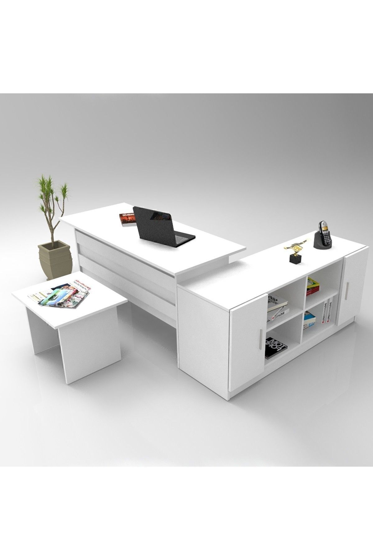 Vario Abf Ofis Büro Masa Takımı 3 Renk