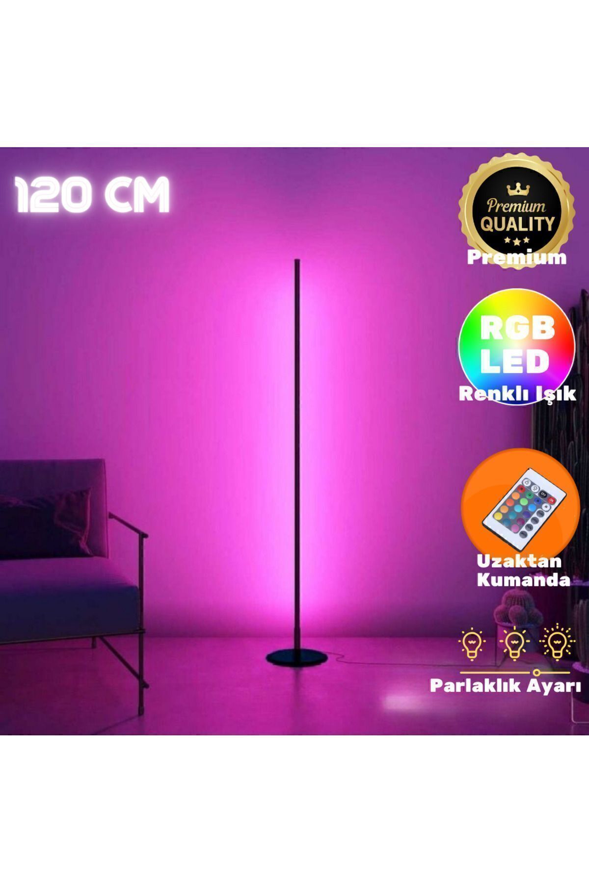 Rgb Stıck Yeni Nesil Full Renk Uzaktan Kumandalı Led Aydınlatma Sistemi Orıgınal Lambader