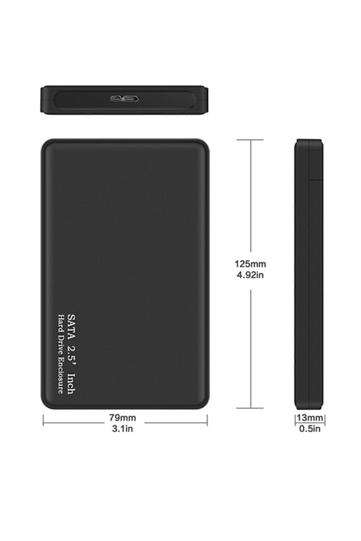 2.5 Inç Hdd Ssd Kutusu Usb 3.0 Harici Harddisk Kutusu - Micro Usb 3.0 Giriş