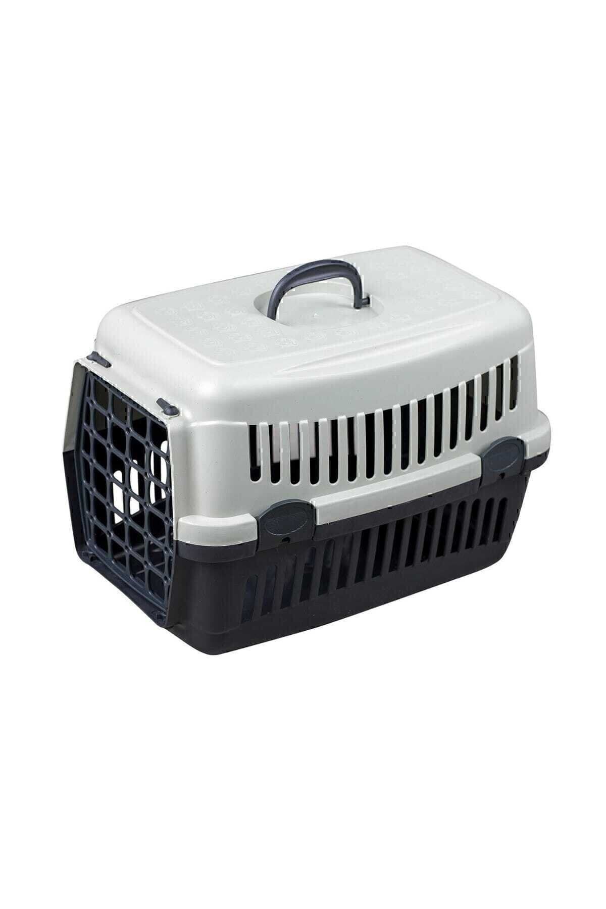Gri Kedi Köpek Taşıma Çantası 50x34x33cm