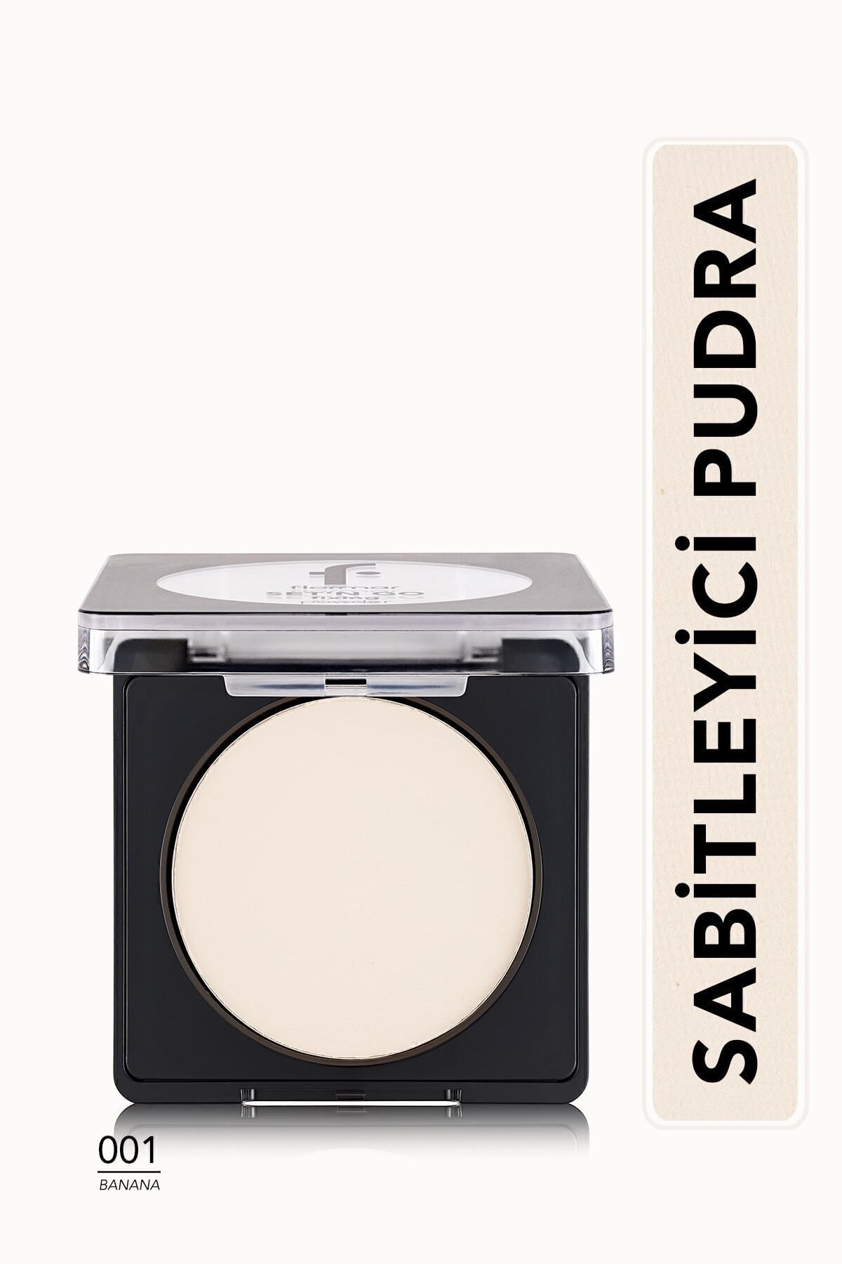 Sabitleyici Mat Kompakt Pudra (SOĞUK ALT TON) - Set'n Go Fixing Powder - 001 Banana - 8682536053631