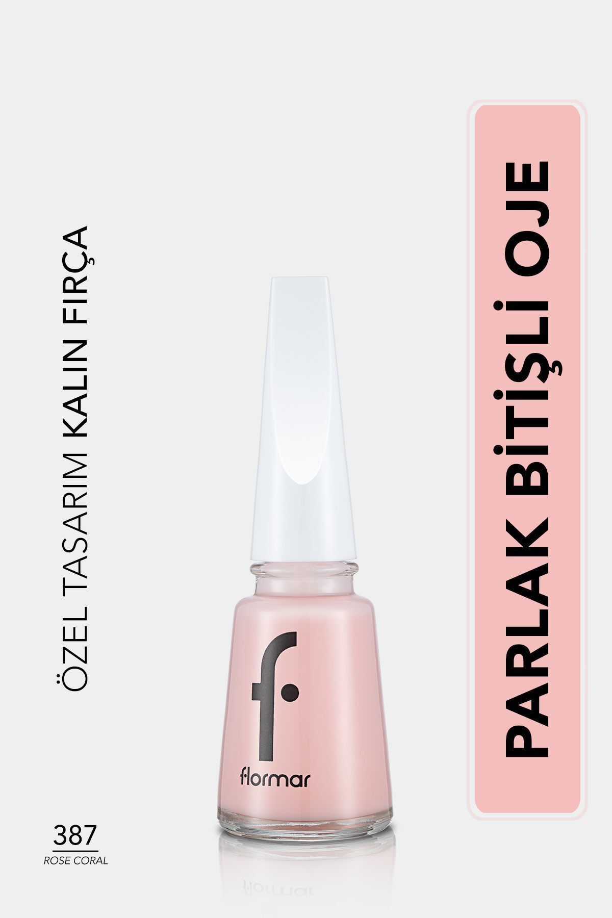 Klasik Parlak Bitişli Yüksek Pigmentli Oje-nail Enamel- 397 Rose Coral New- 8682536035972