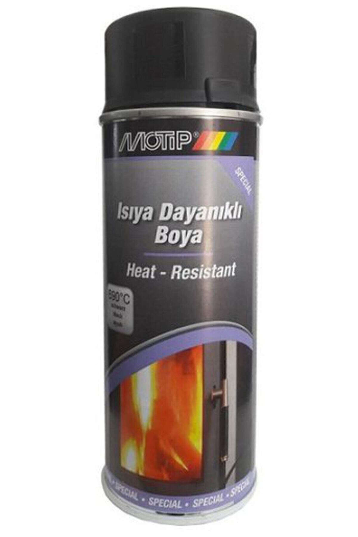 Isıya Dayanıklı Boya Siyah Yanmaz Mat Soba Egsoz Mangal Fırın Boyası 400ml