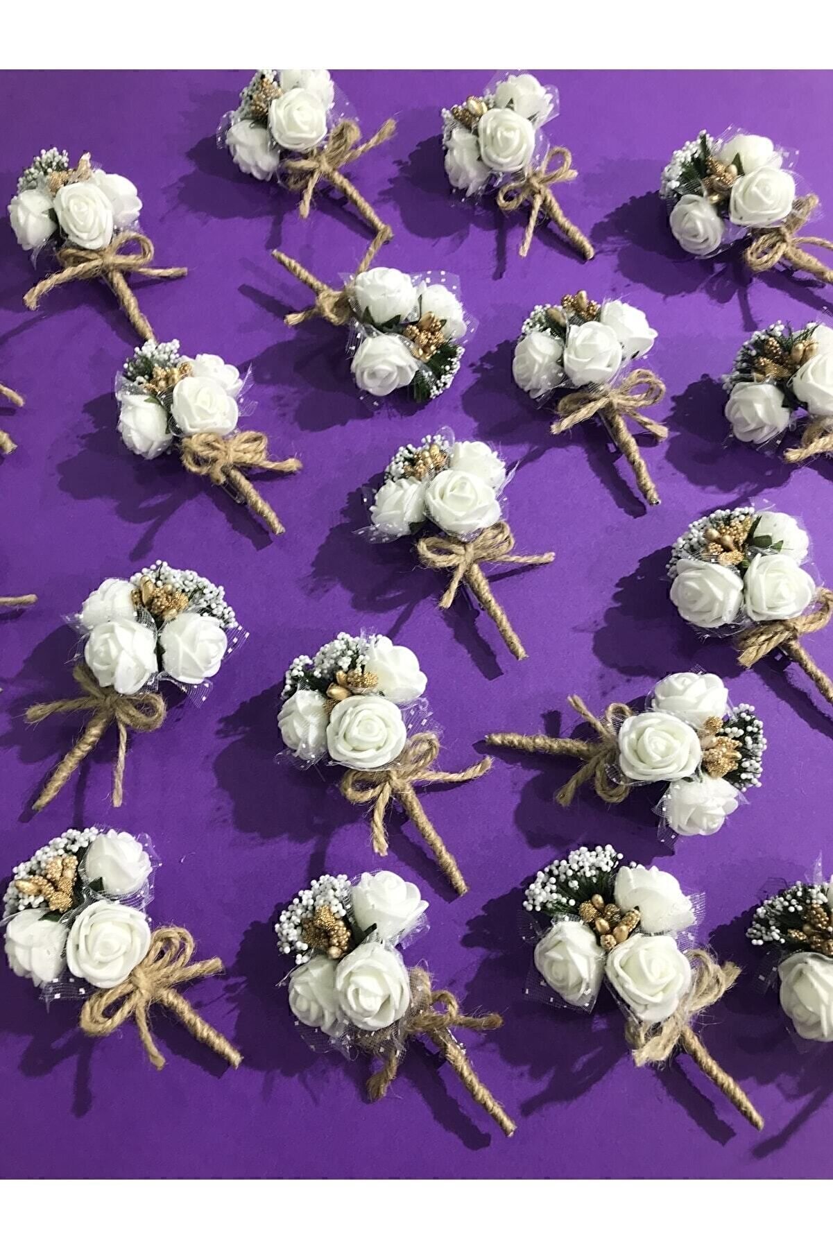 10 Adet Yaka Çiçeği - Damat Çiçeği - Sağdıç Çiçeği