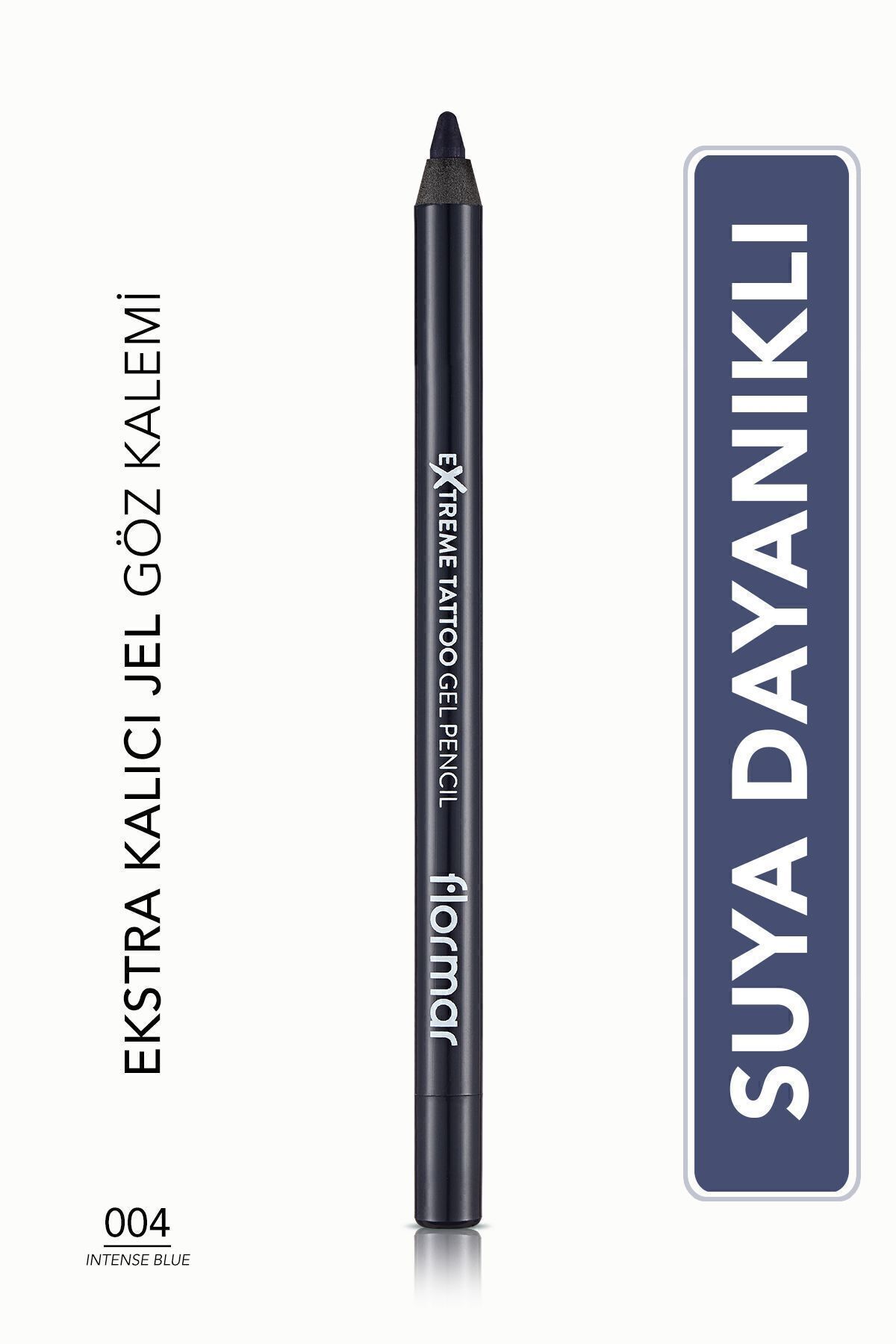 Mat Kalıcı Göz Kalemi (MAVİ) - Extreme Tattoo Gel Pencil - 004 Intense Blue - 8682536028868