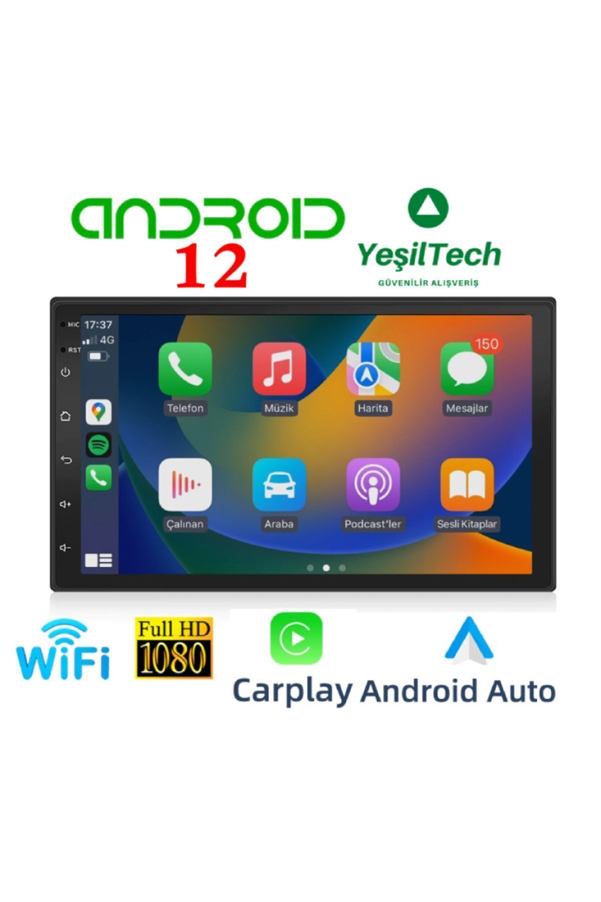 Exw-x100 Android Multimedya 2gb/32gb + Park Kamerası Double Teyp 7 Inc Hd Ips Ekran Youtube