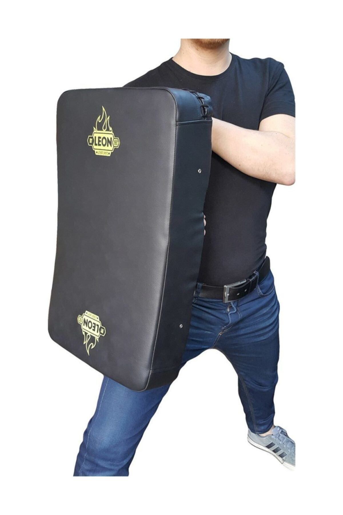 Leon Maxi Darbe Yastığı Kick-Boks Lowkick Pads Siyah